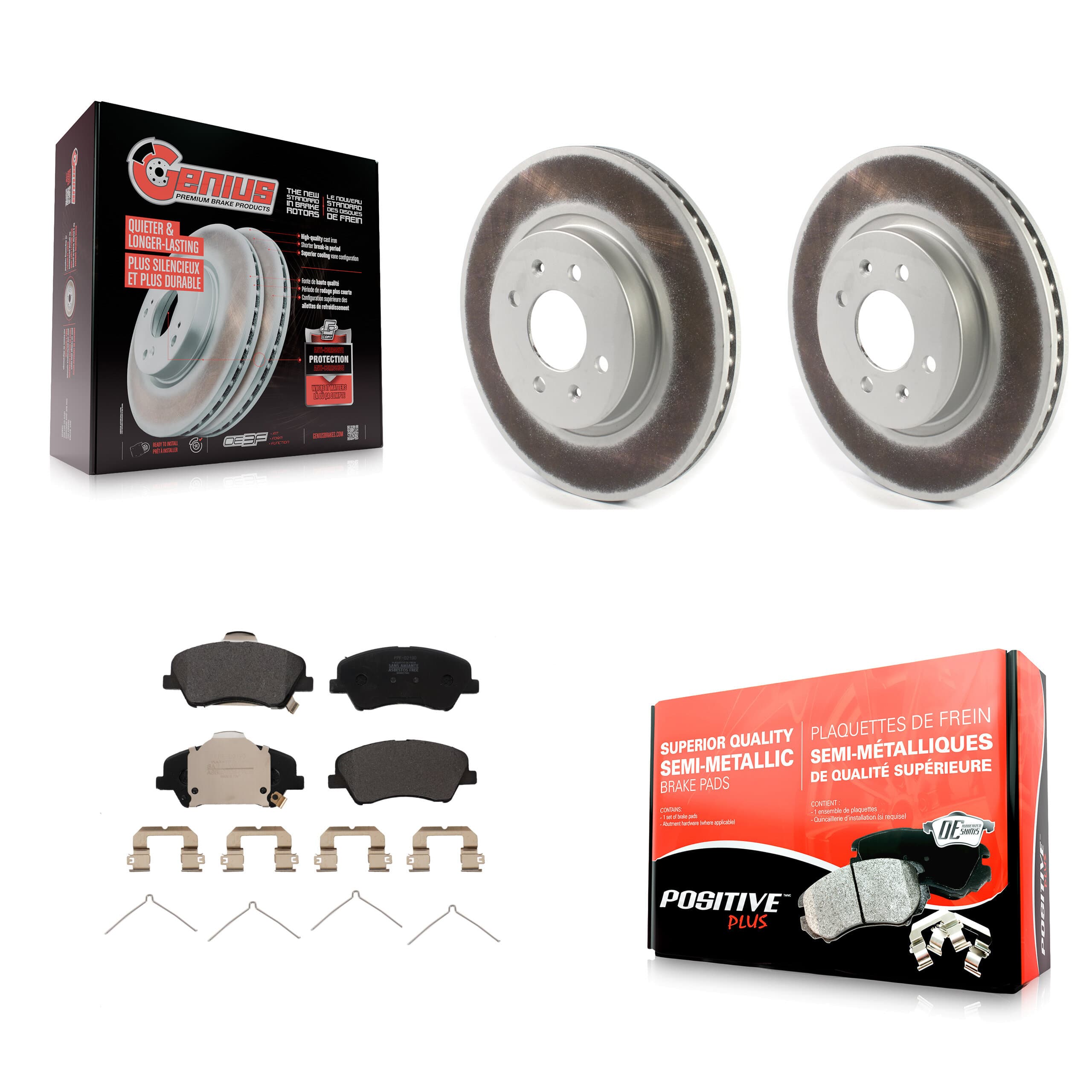 Transit Auto - KGF-102421 - Front Disc Brake Kits image 1