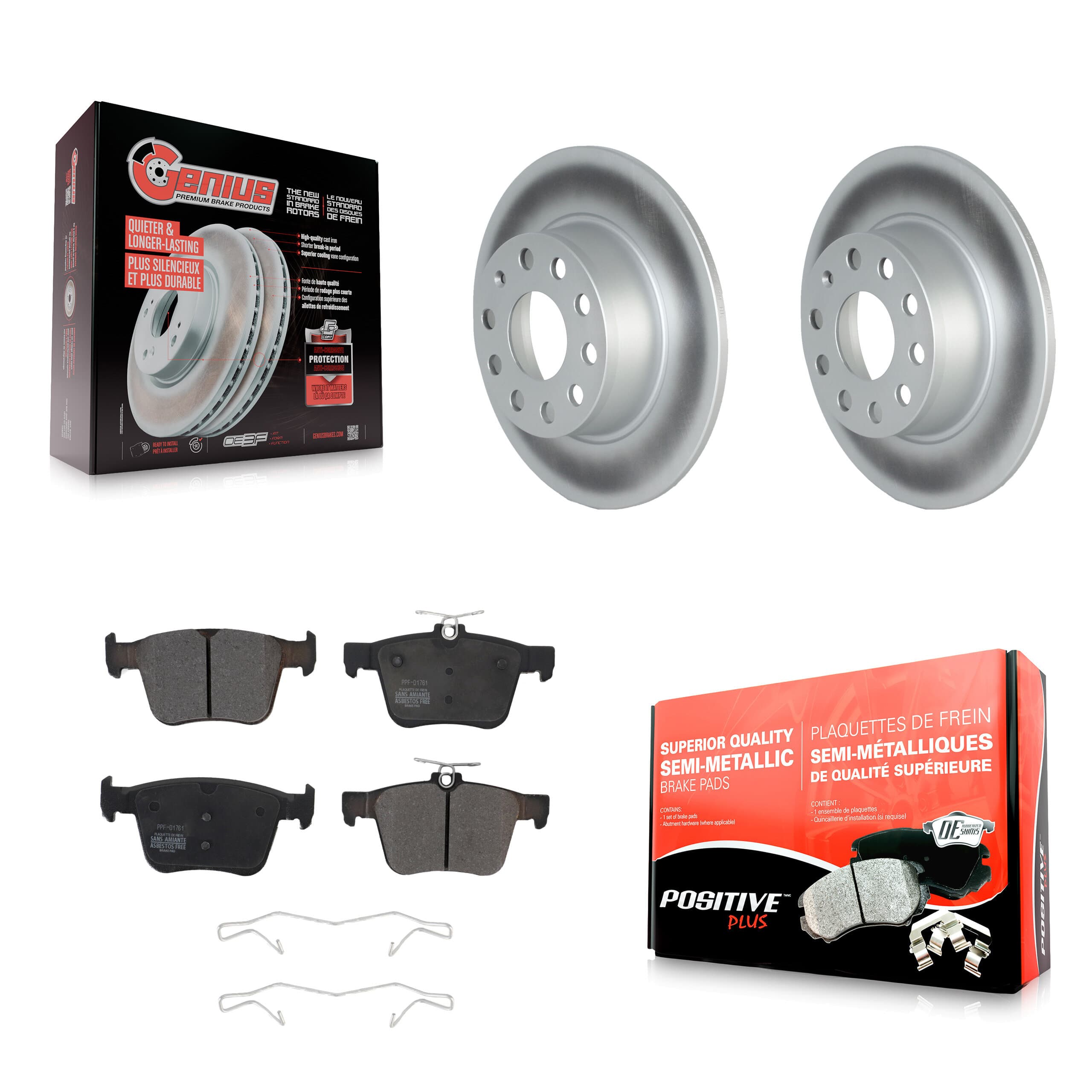 Transit Auto - KGF-102525 - Rear Disc Brake Kits image 1