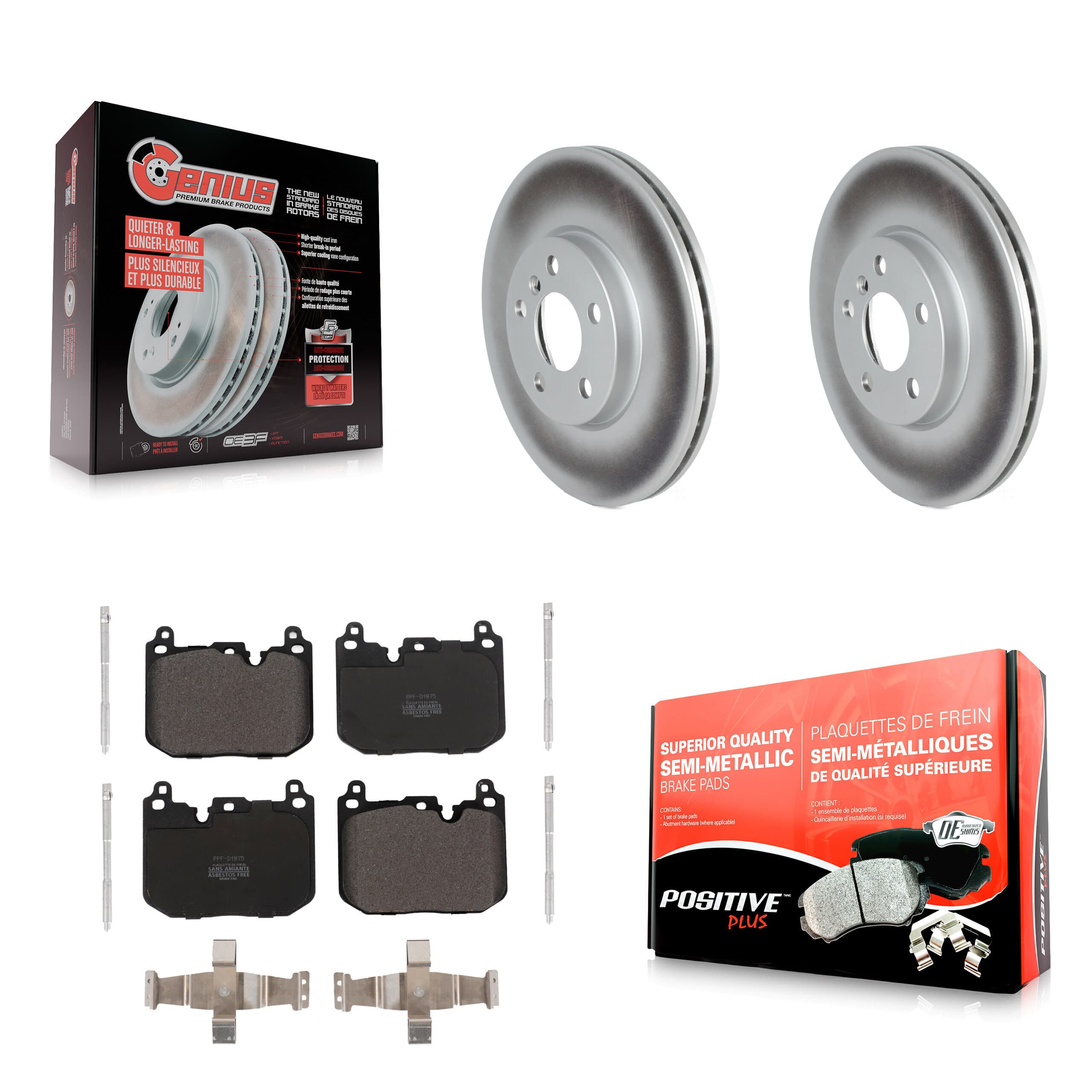 Transit Auto - KGF-102718 - Front Disc Brake Kits image 1