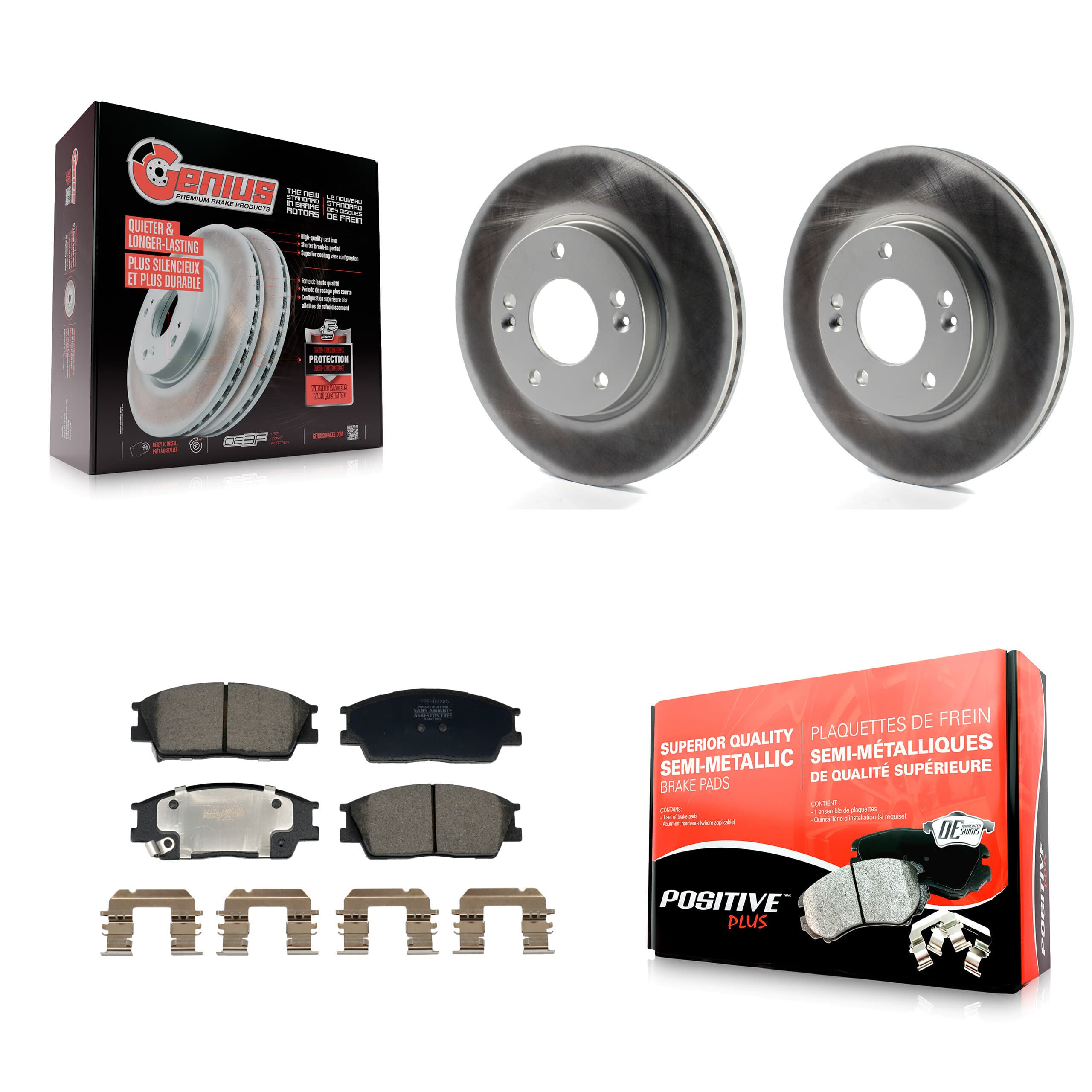 Transit Auto - KGF-103015 - Front Disc Brake Kits image 1