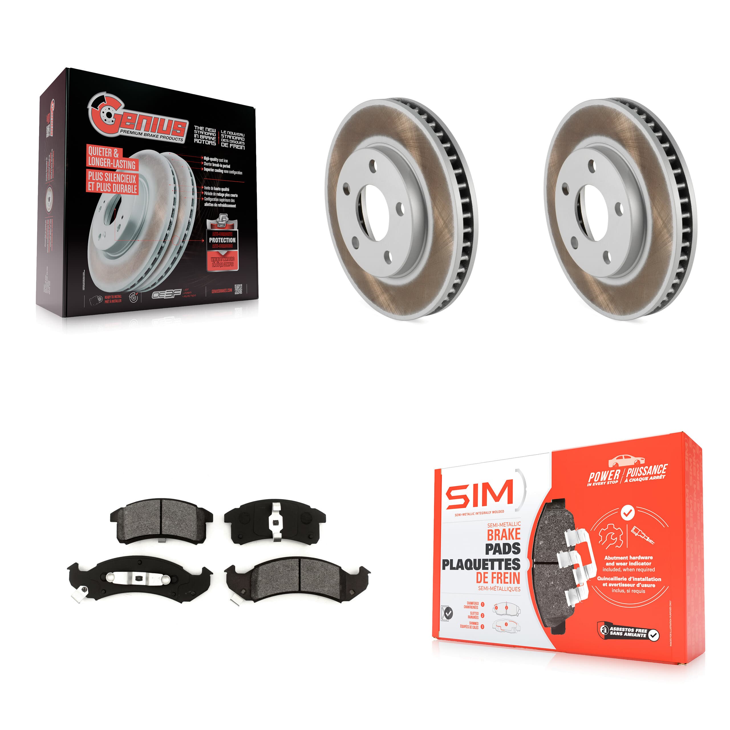 Transit Auto - KGS-100006 - Front Disc Brake Kits image 1
