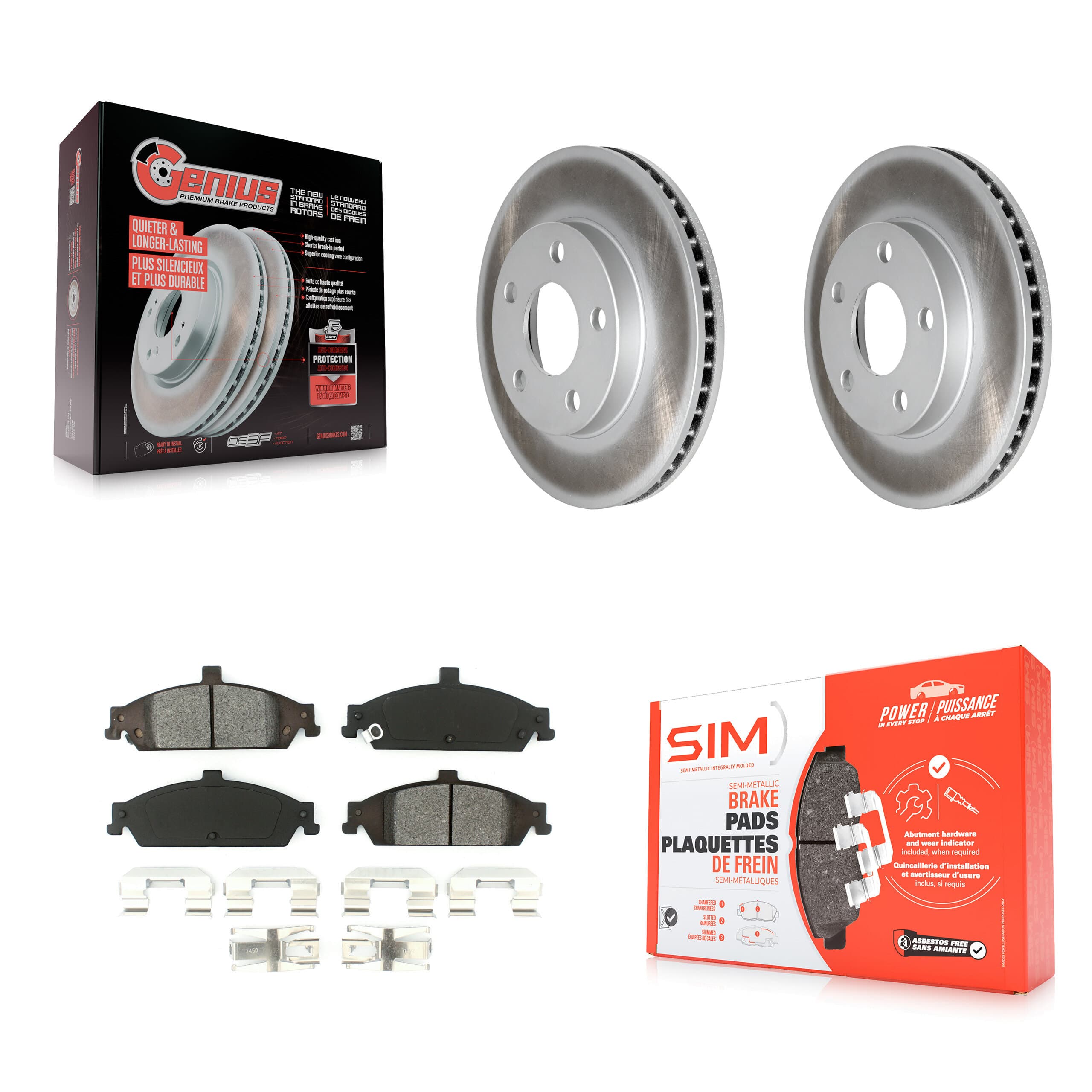 Transit Auto - KGS-100009 - Front Disc Brake Kits image 1