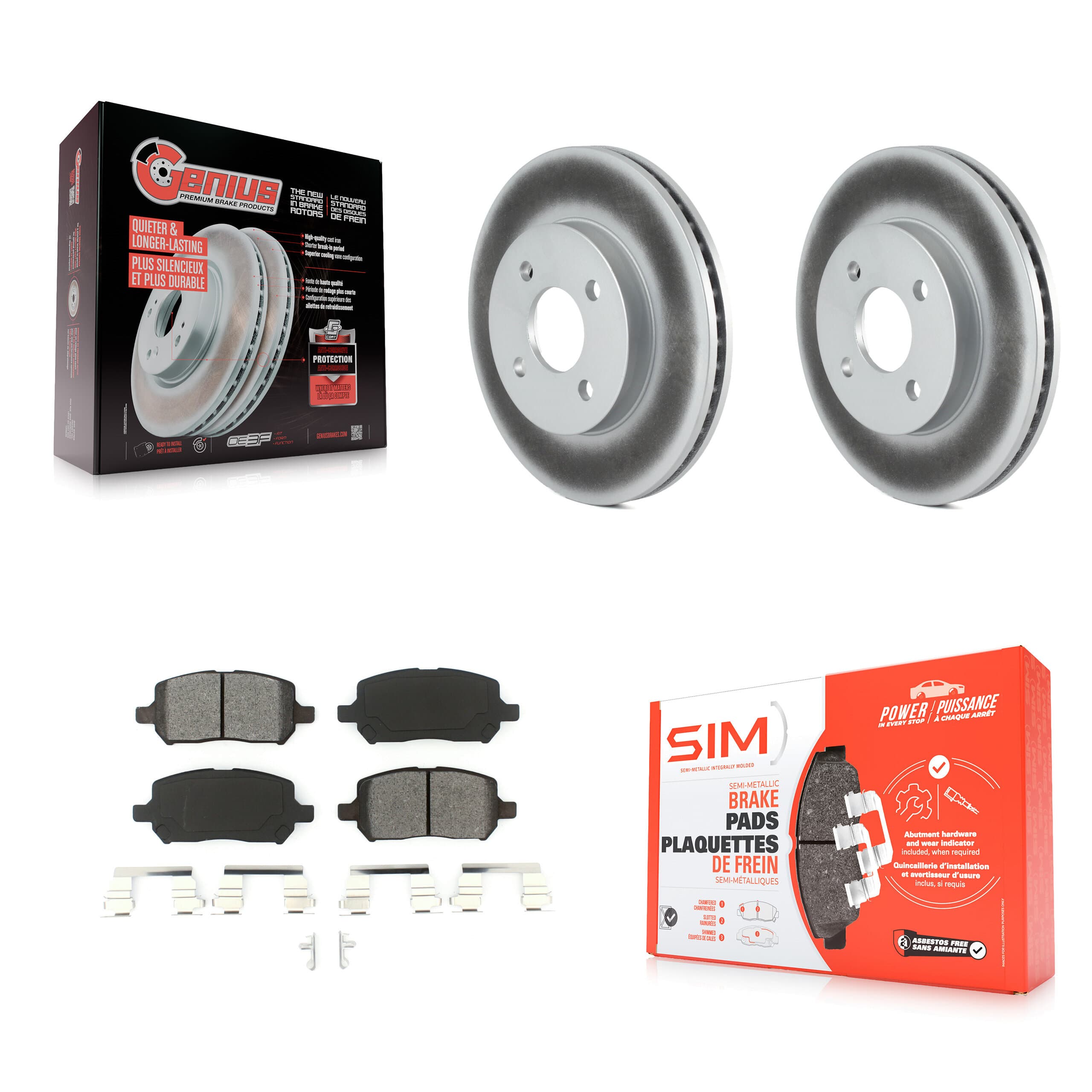 Transit Auto - KGS-100024 - Front Disc Brake Kits image 1