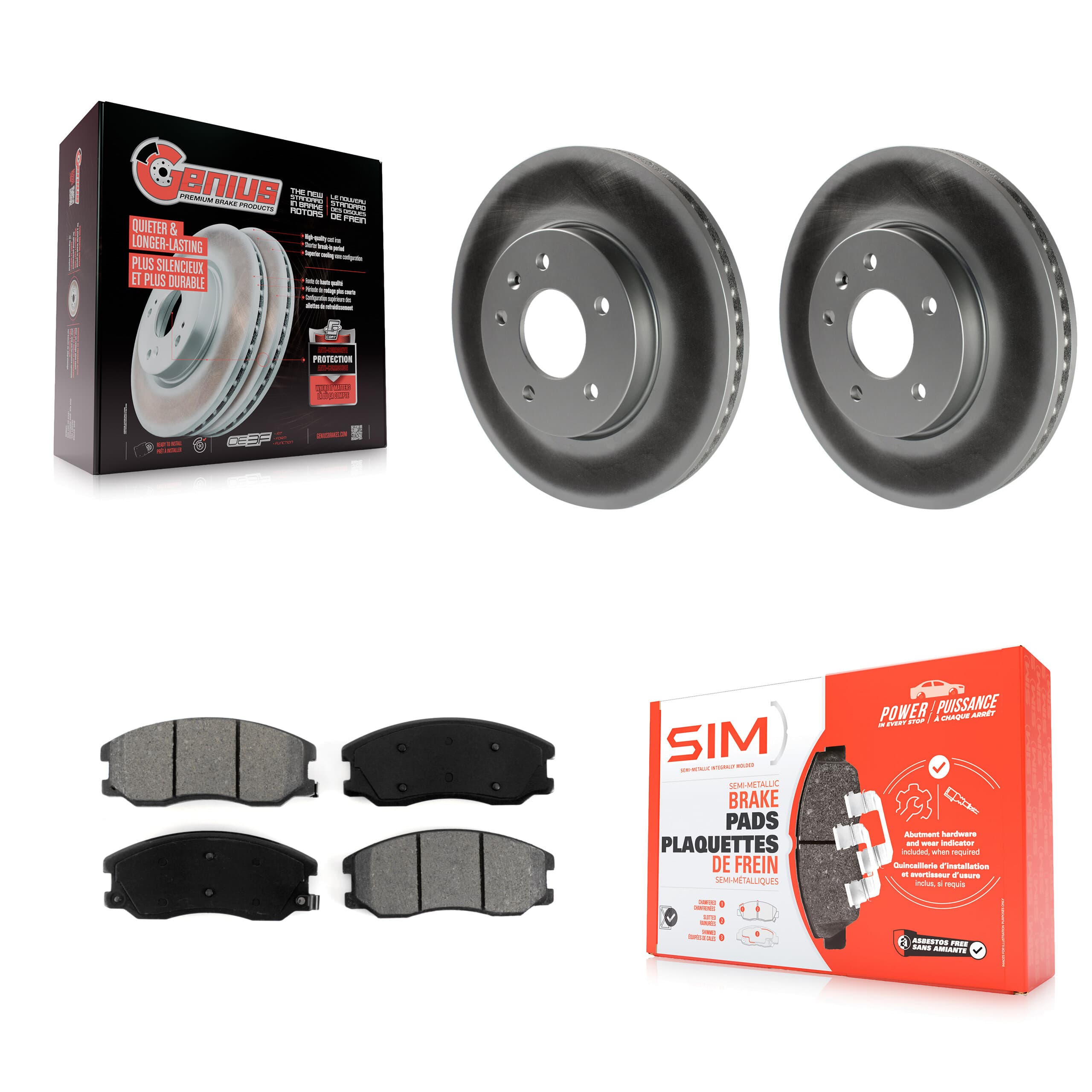 Transit Auto - KGS-100047 - Front Disc Brake Kits image 1