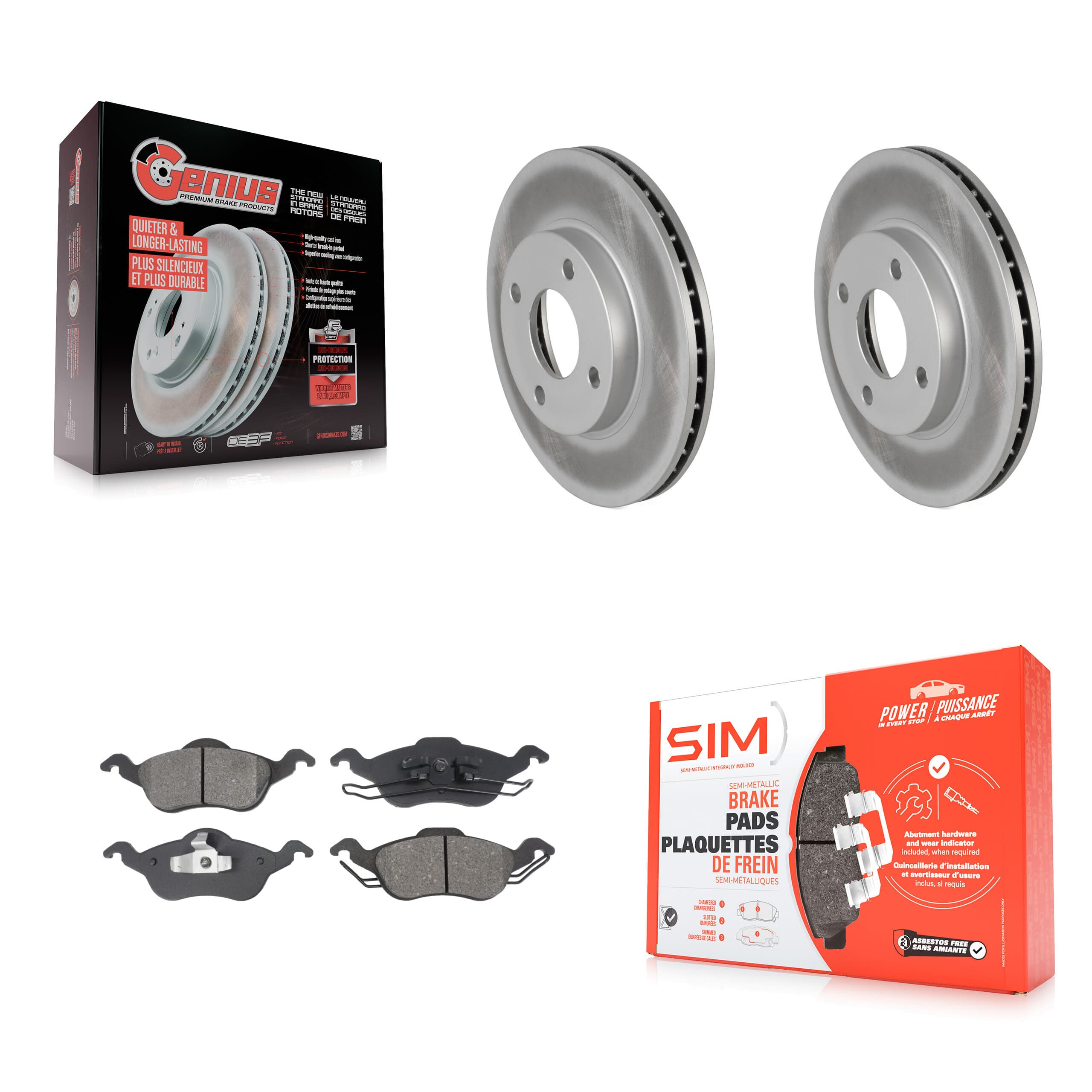 Transit Auto - KGS-100078 - Front Disc Brake Kits image 1
