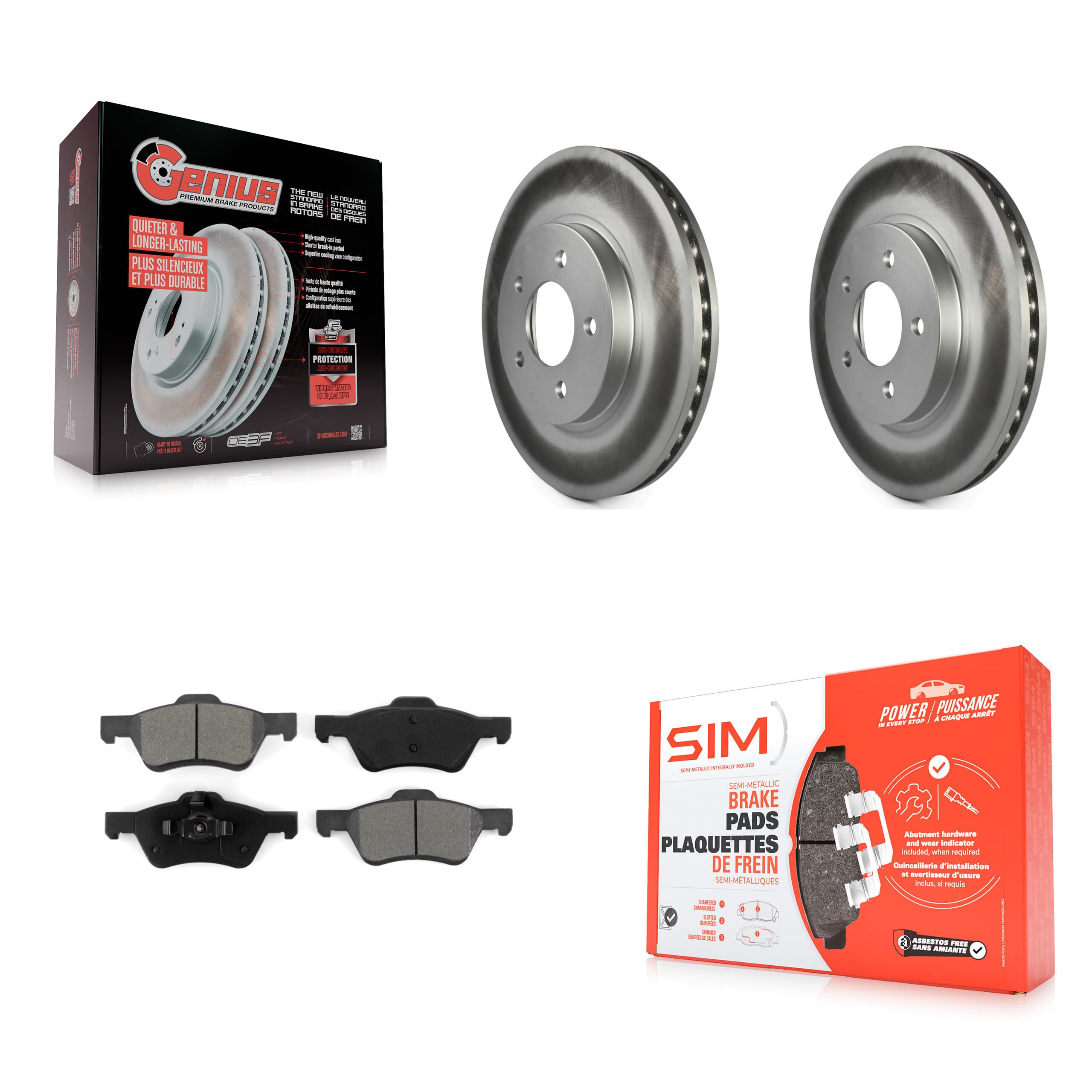 Transit Auto - KGS-100090 - Front Disc Brake Kits image 1