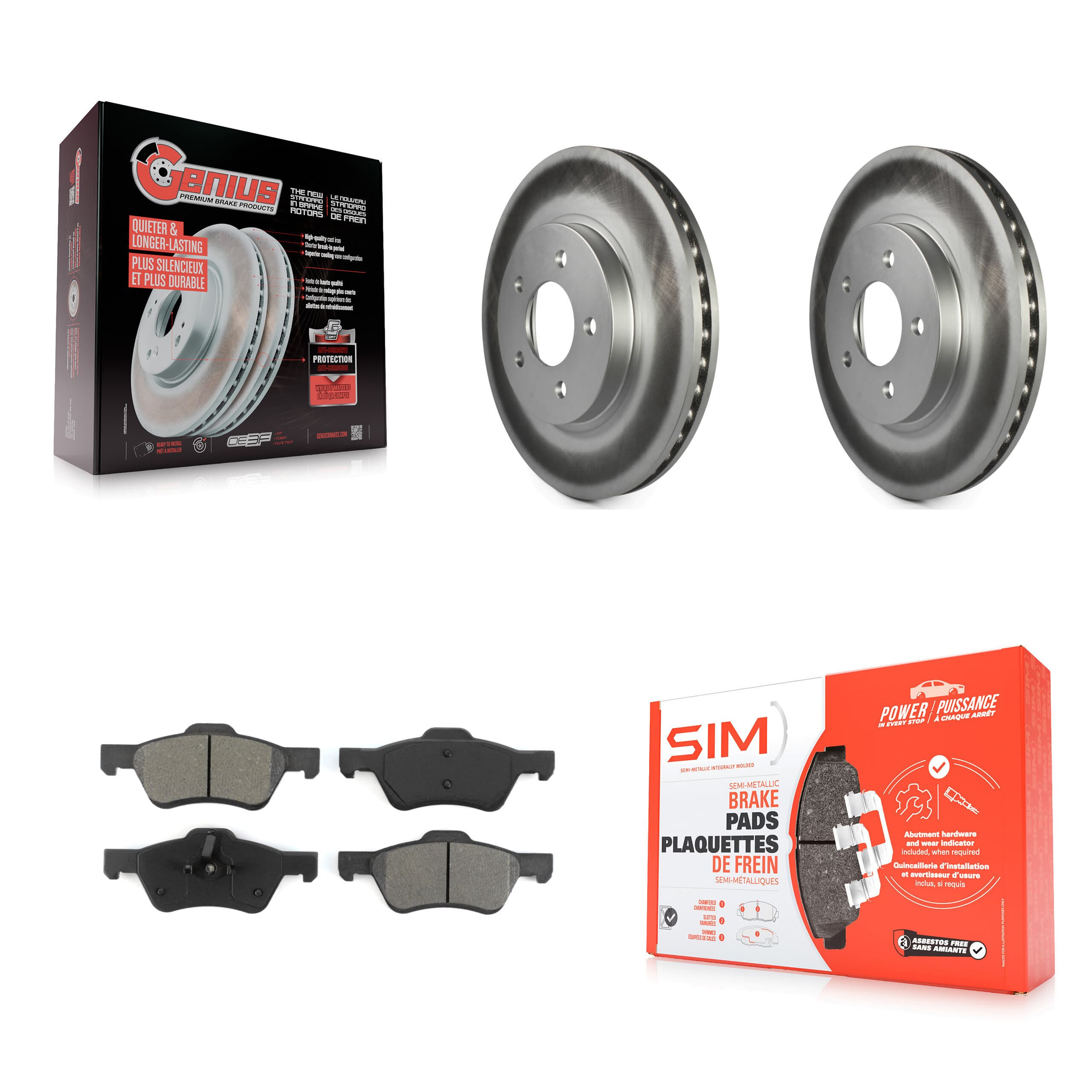 Transit Auto - KGS-100091 - Front Disc Brake Kits image 1