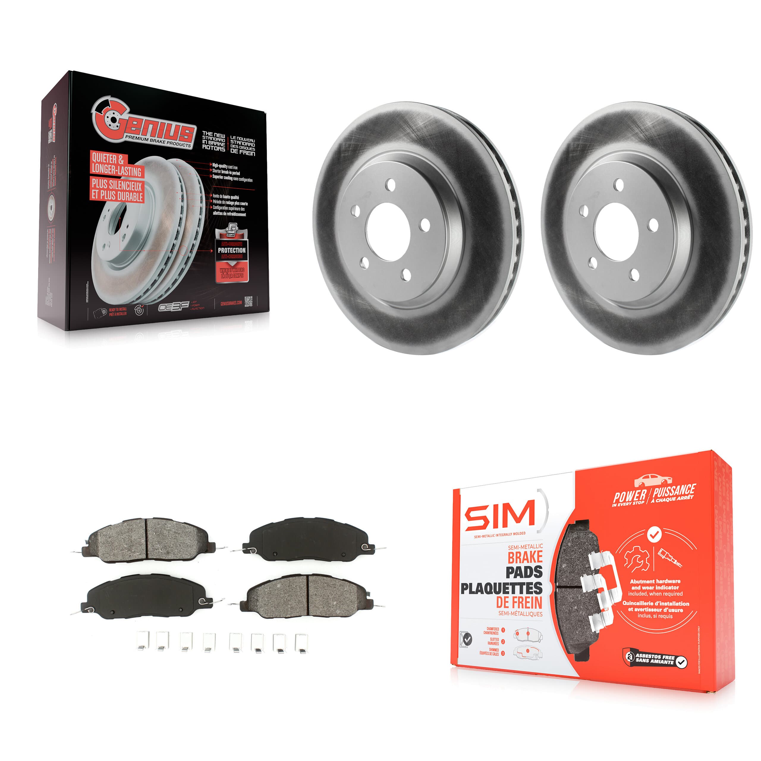 Transit Auto - KGS-100100 - Front Disc Brake Kits image 1