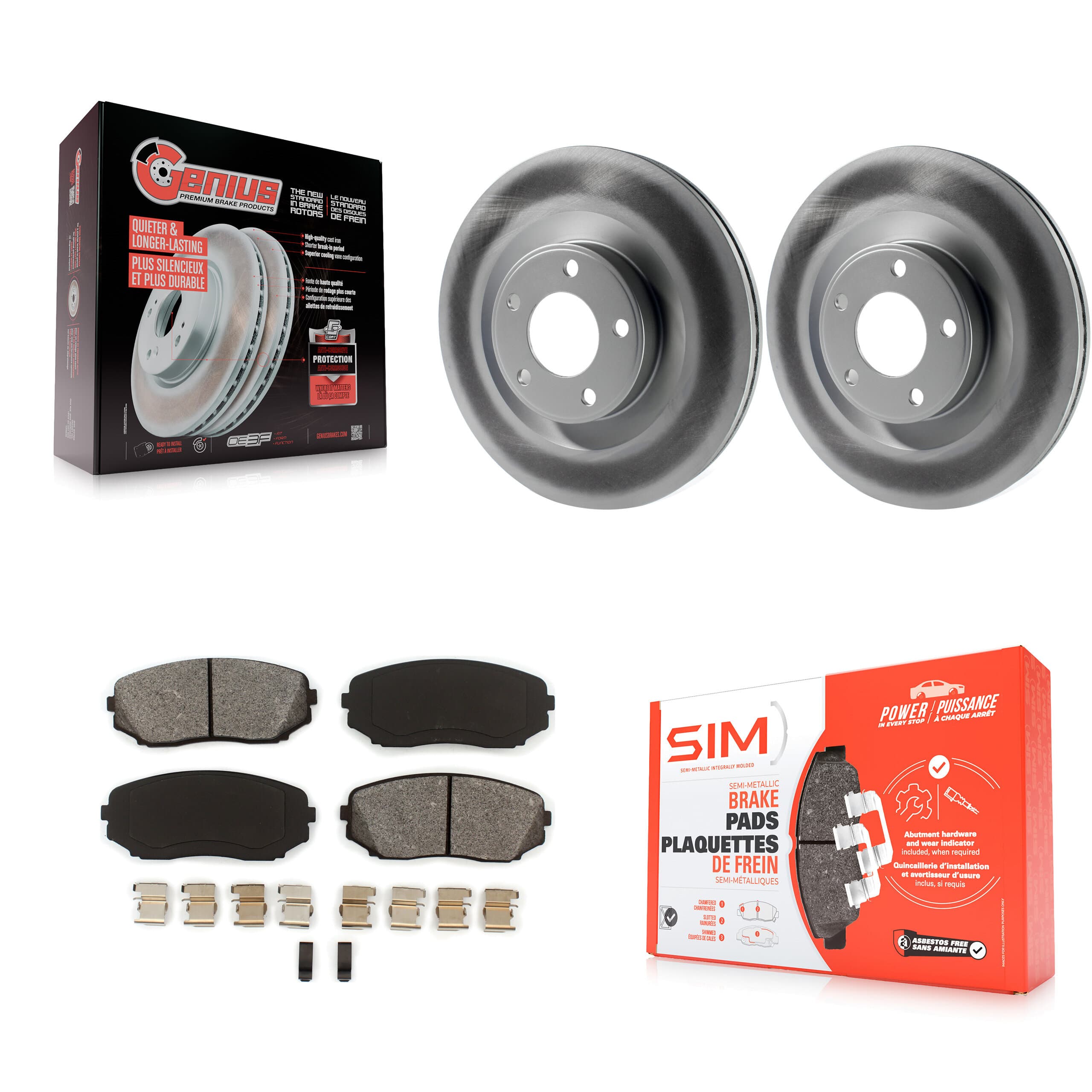 Transit Auto - KGS-100106 - Front Disc Brake Kits image 1