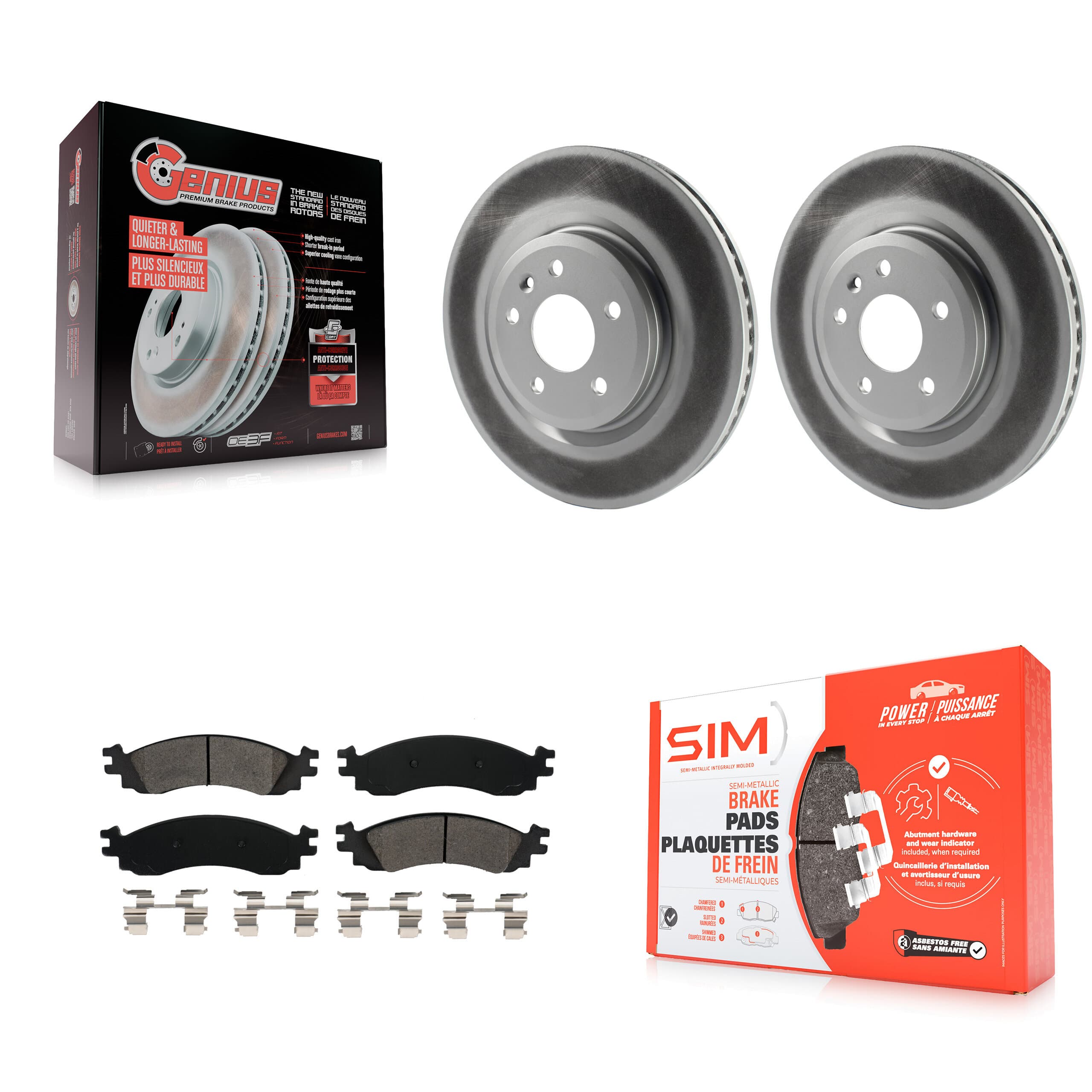 Transit Auto - KGS-100112 - Front Disc Brake Kits image 1