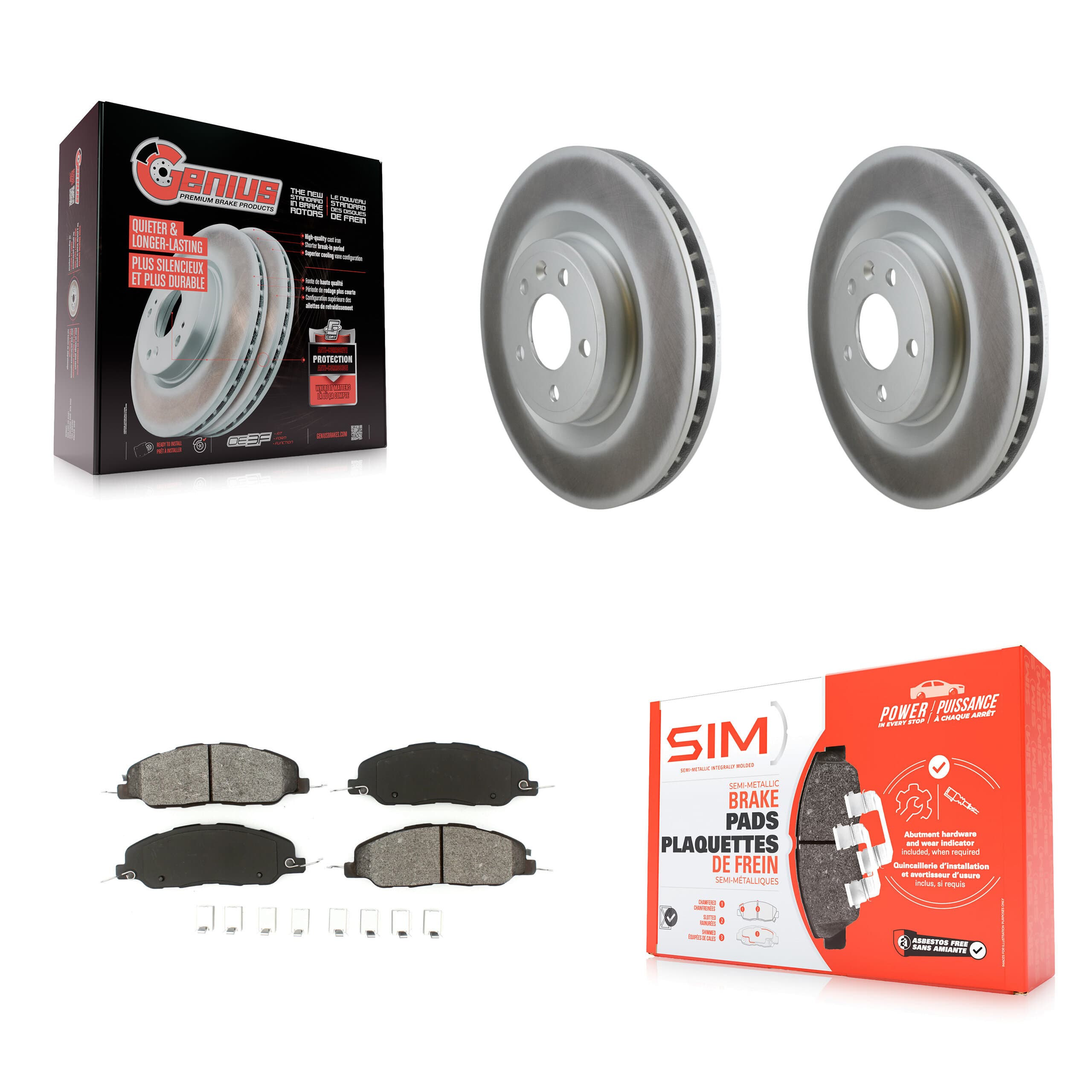 Transit Auto - KGS-100118 - Front Disc Brake Kits image 1