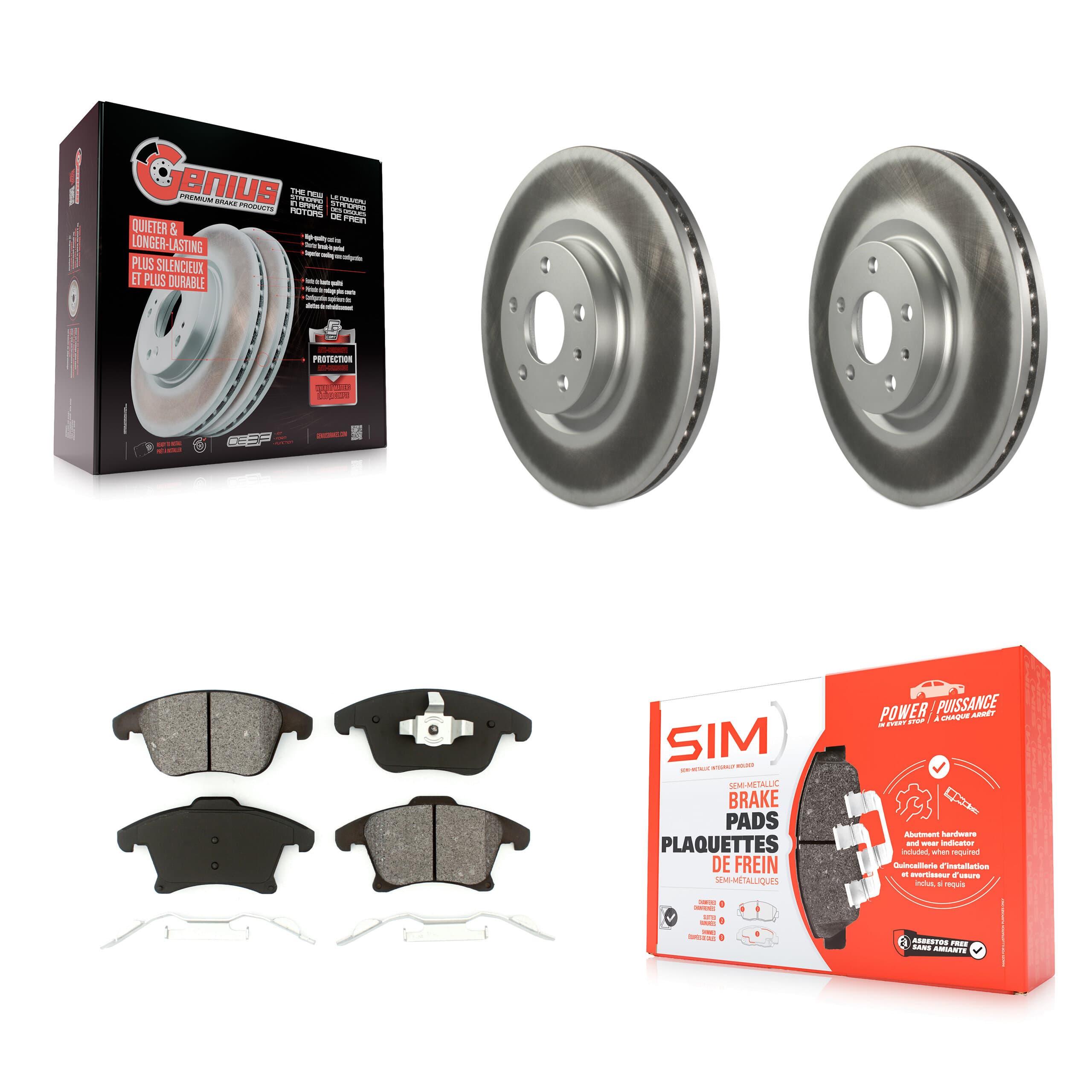Transit Auto - KGS-100123 - Front Disc Brake Kits image 1