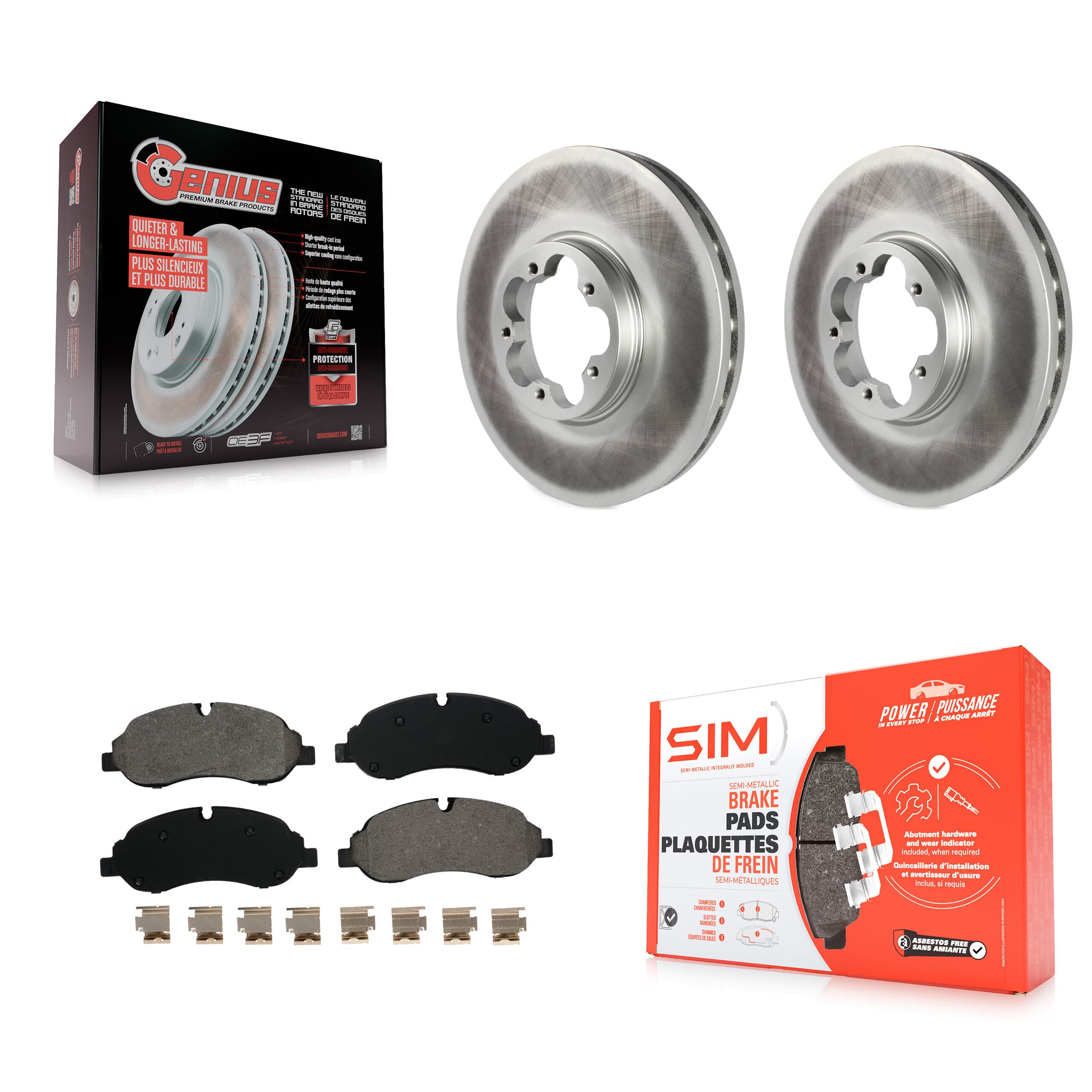 Transit Auto - KGS-100125 - Front Disc Brake Kits image 1