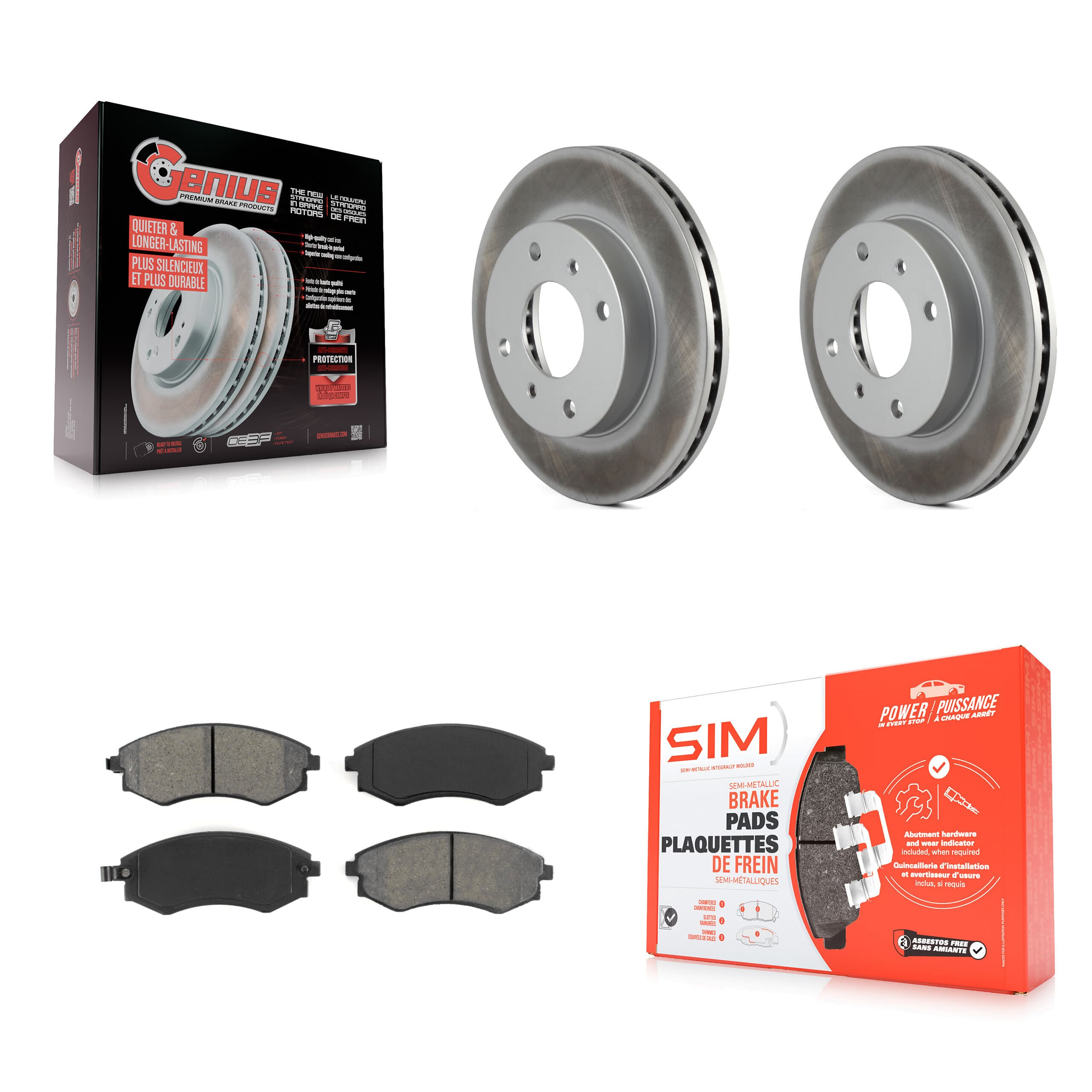 Transit Auto - KGS-100174 - Front Disc Brake Kits image 1