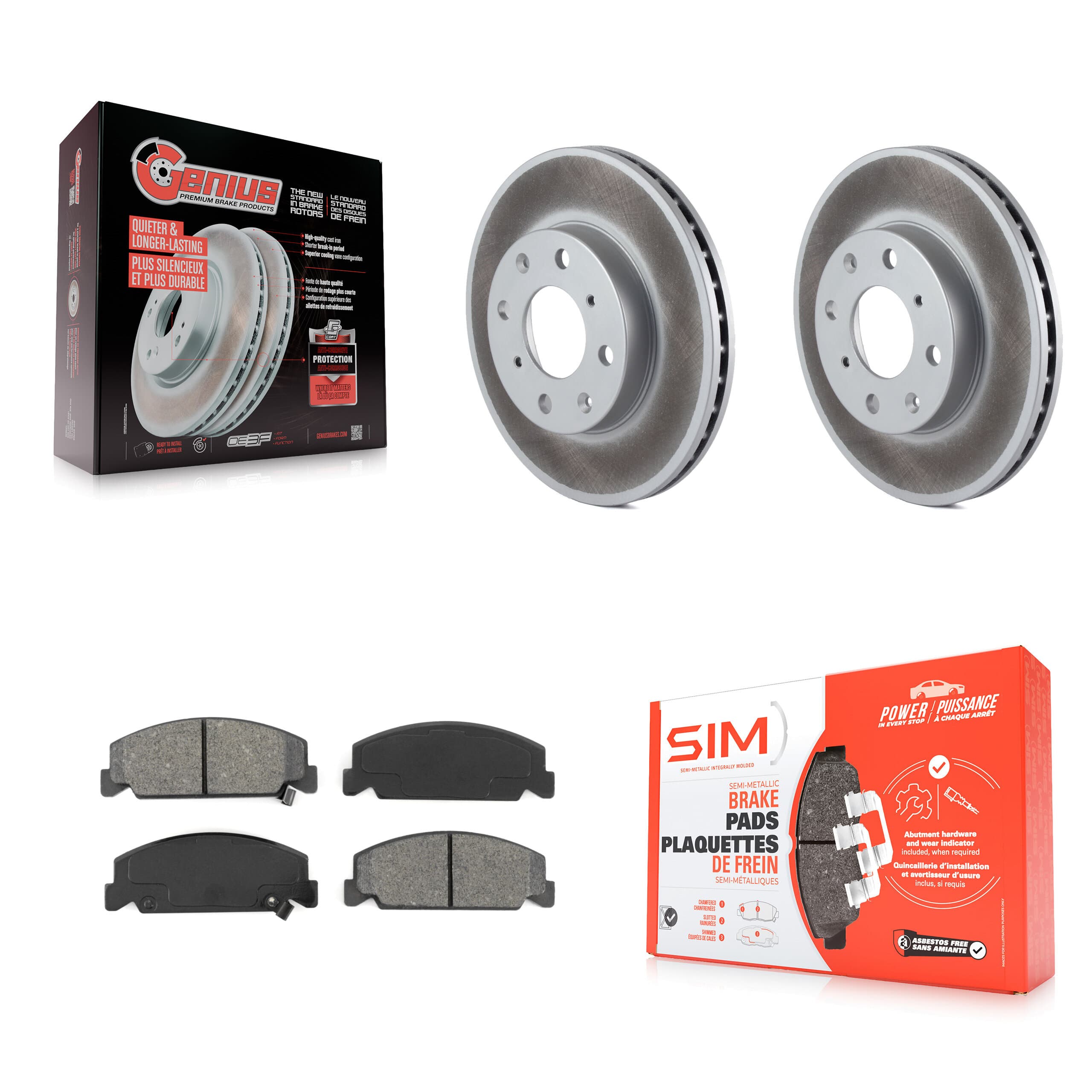 Transit Auto - KGS-100180 - Front Disc Brake Kits image 1