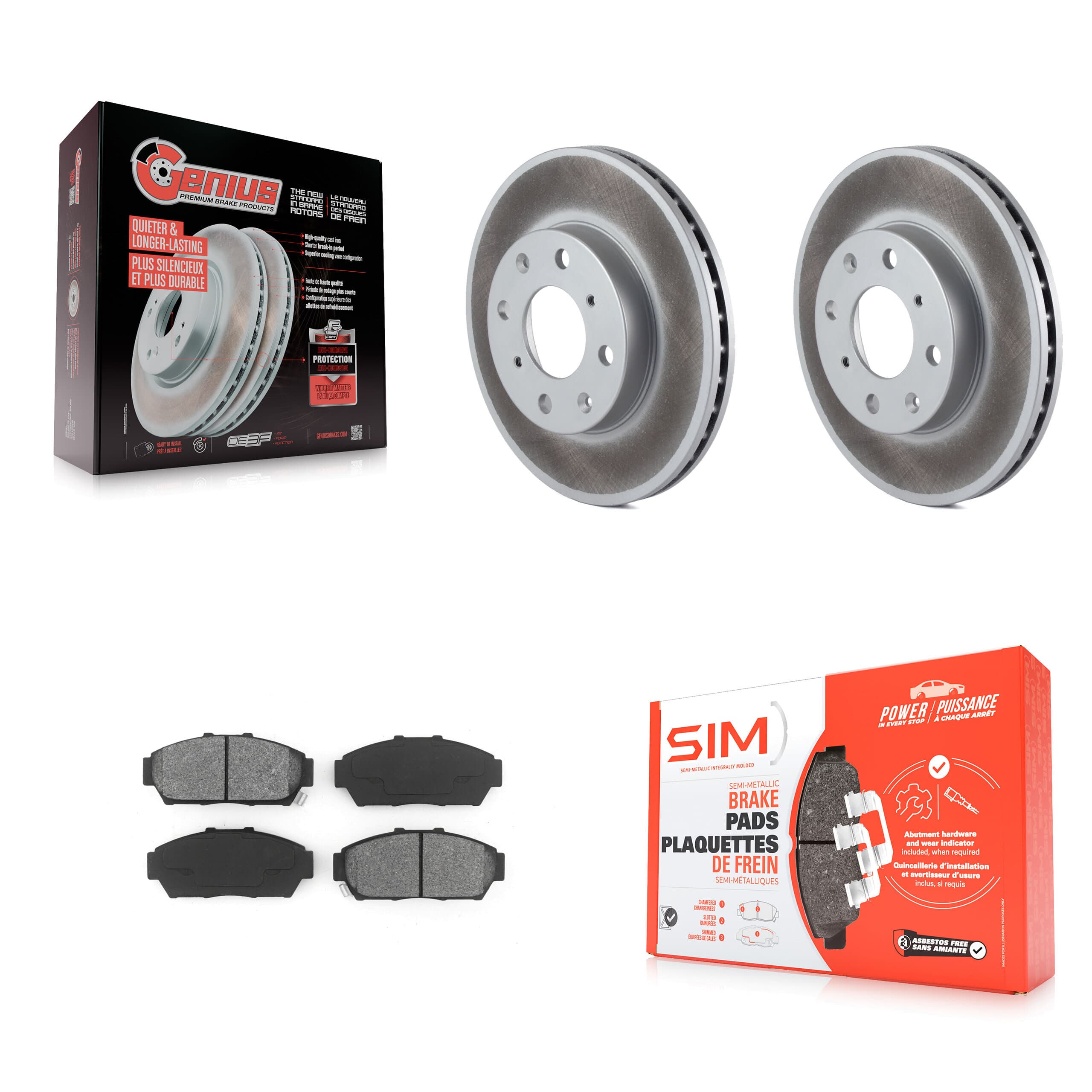Transit Auto - KGS-100182 - Front Disc Brake Kits image 1