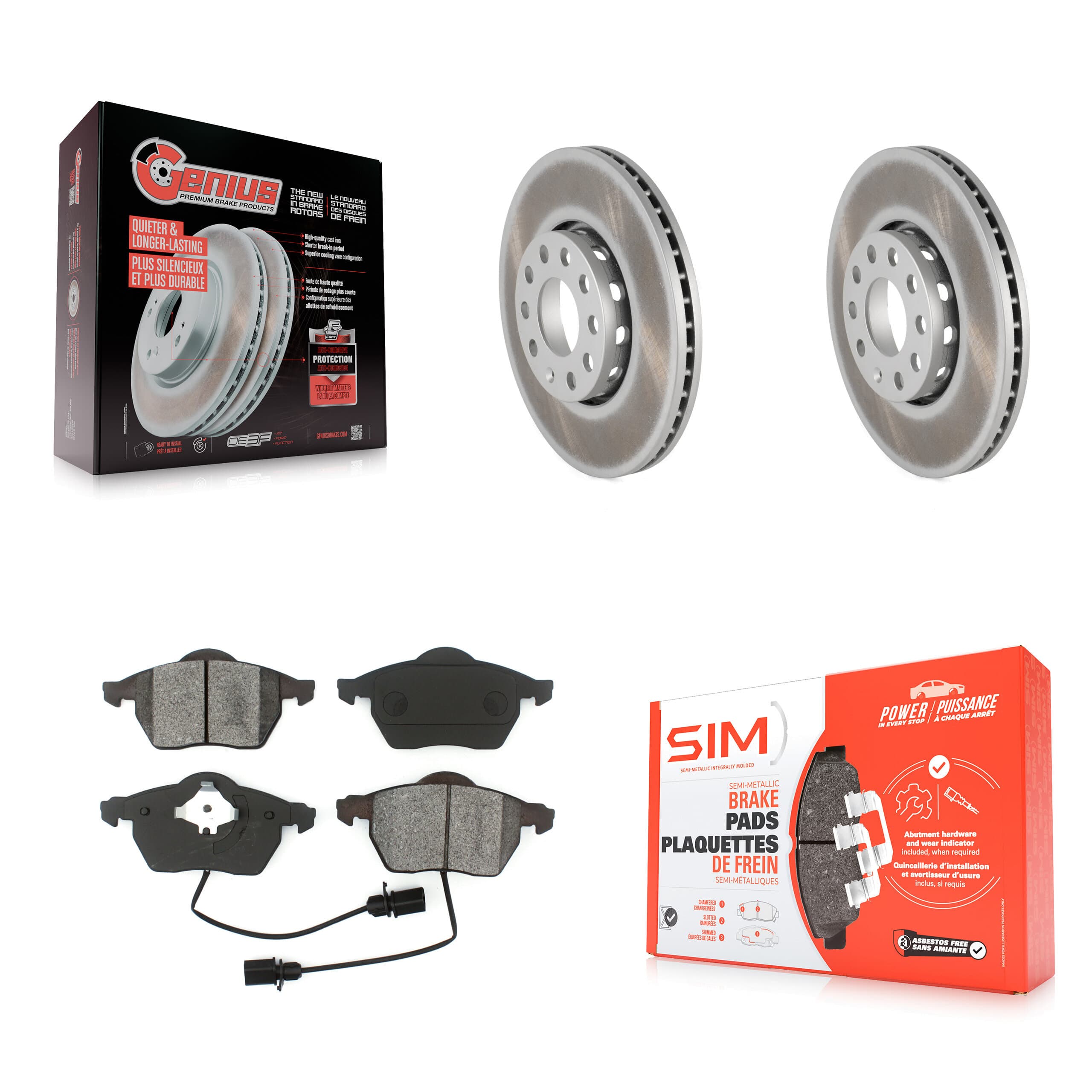 Transit Auto - KGS-100195 - Front Disc Brake Kits image 1