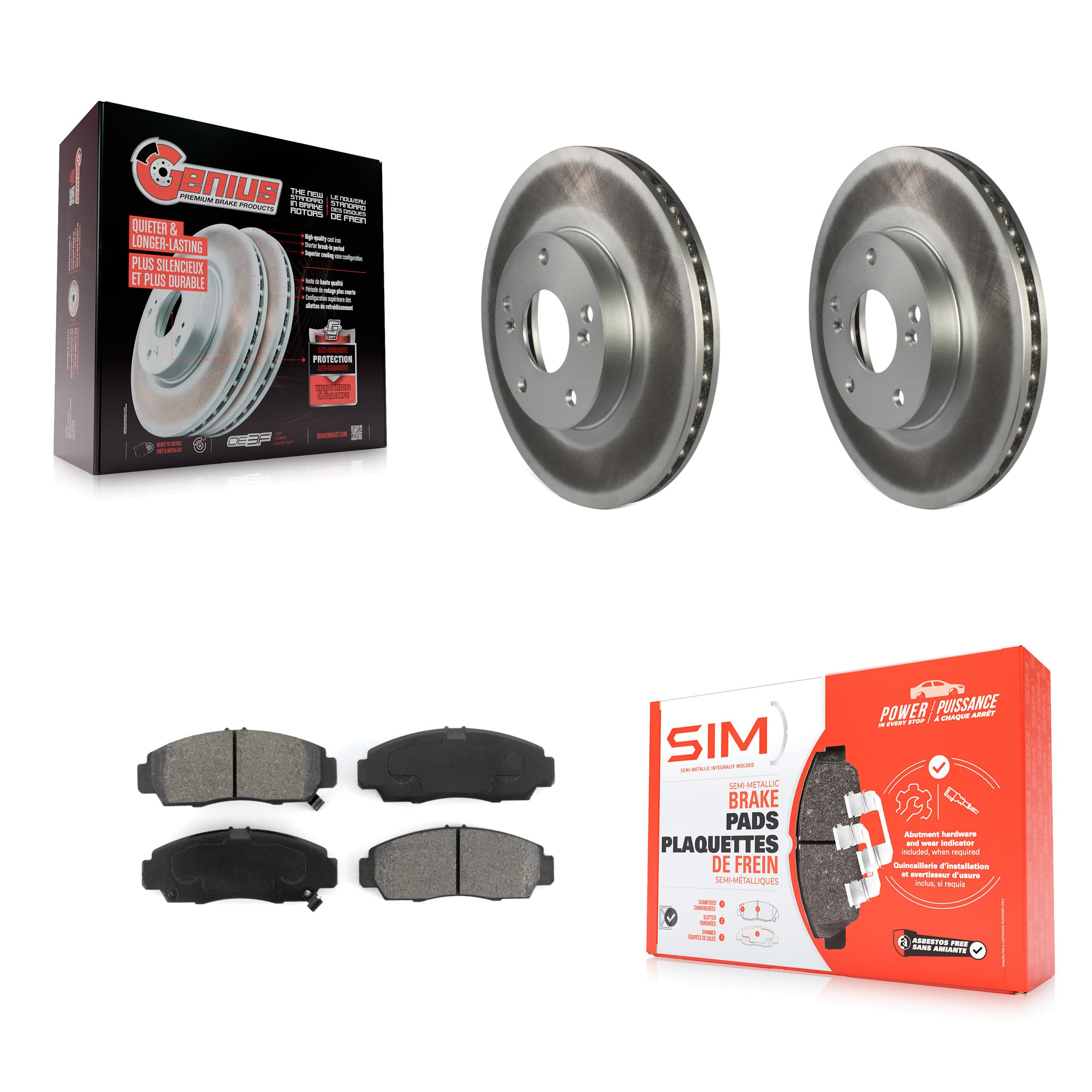 Transit Auto - KGS-100207 - Front Disc Brake Kits image 1