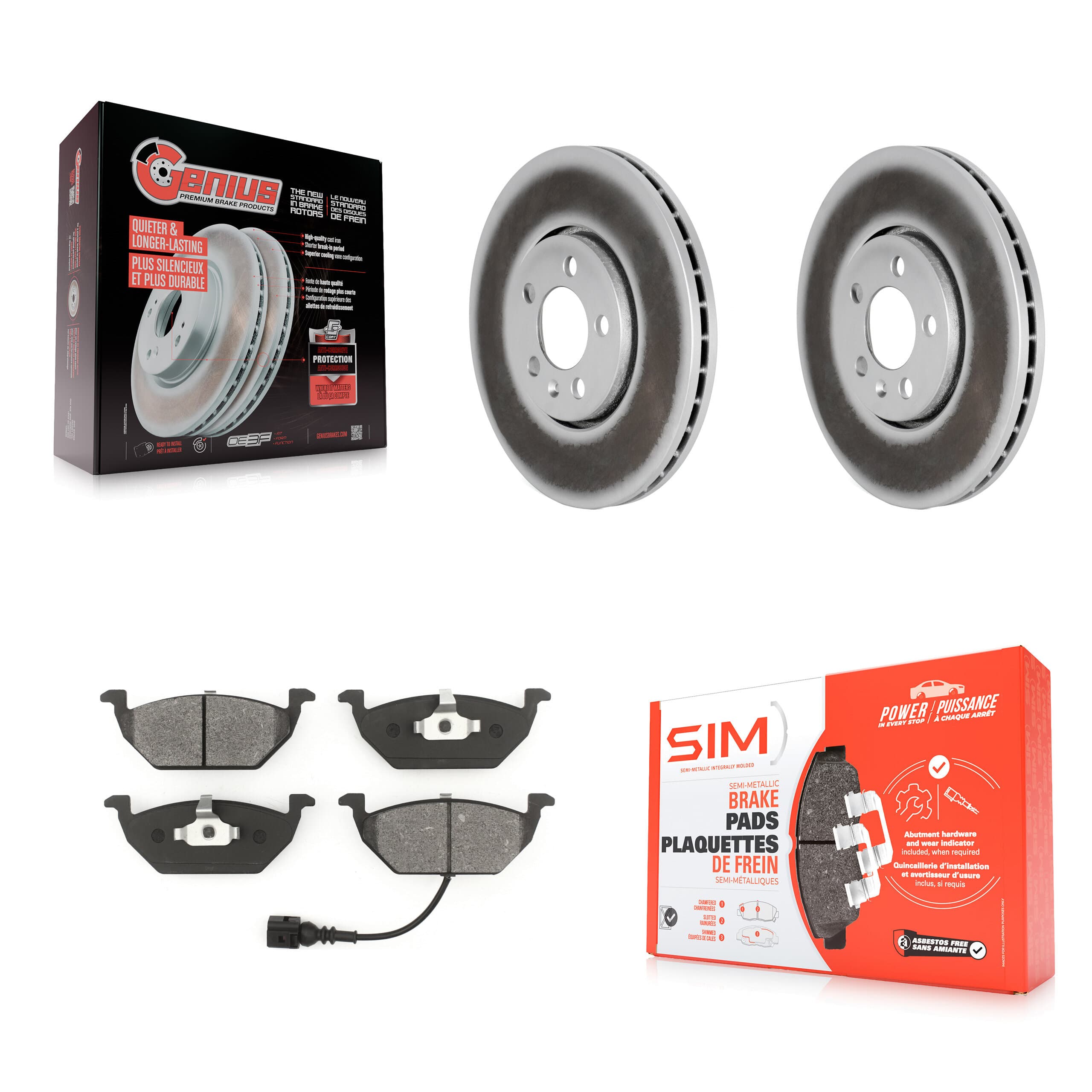 Transit Auto - KGS-100223 - Front Disc Brake Kits image 1