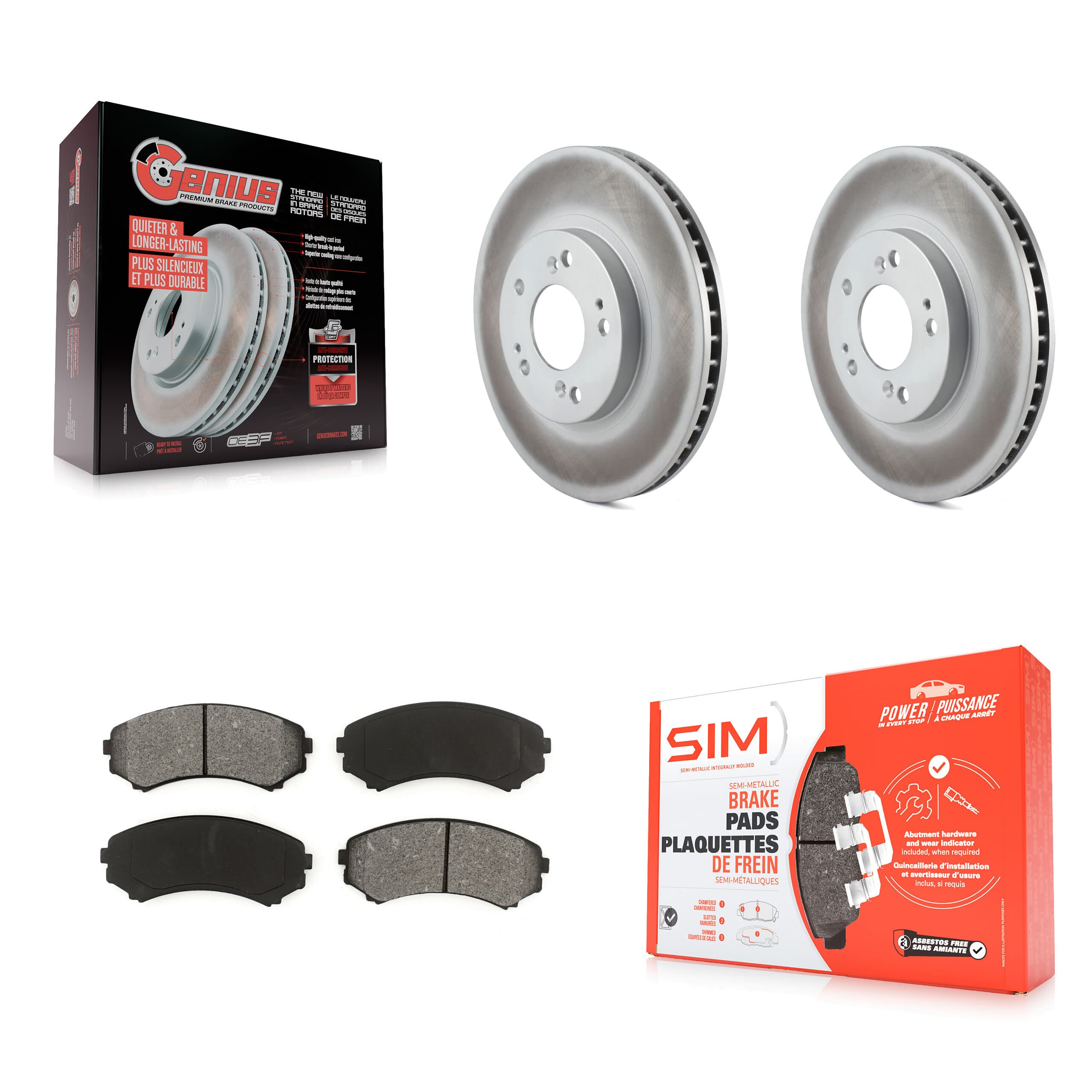 Transit Auto - KGS-100290 - Front Disc Brake Kits image 1