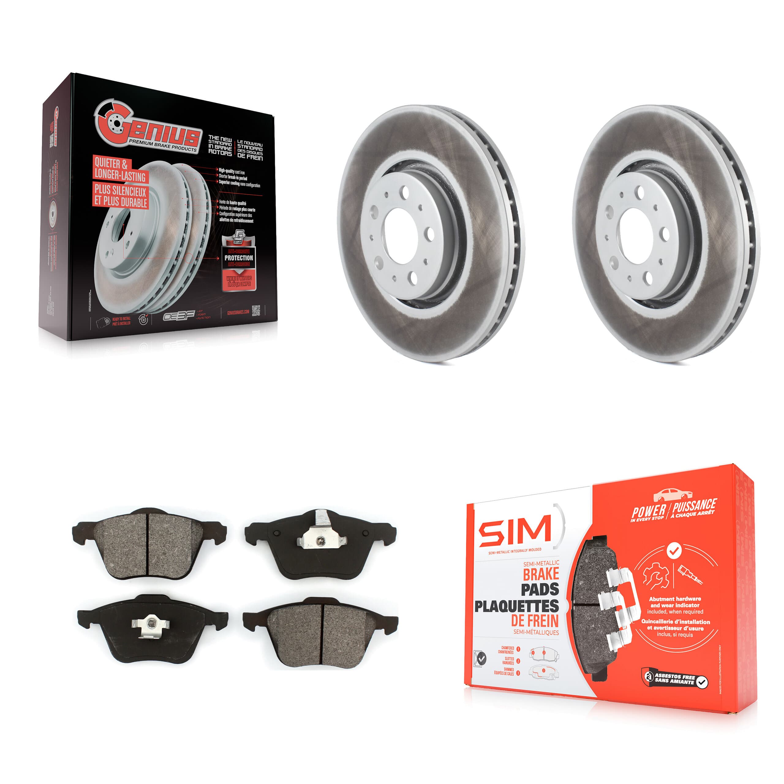 Transit Auto - KGS-100296 - Front Disc Brake Kits image 1