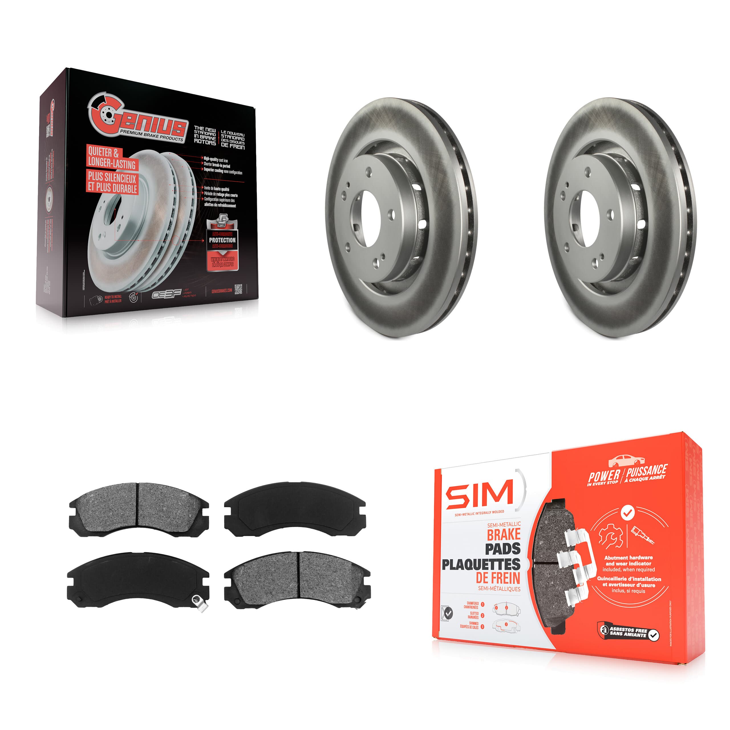 Transit Auto - KGS-100318 - Front Disc Brake Kits image 1