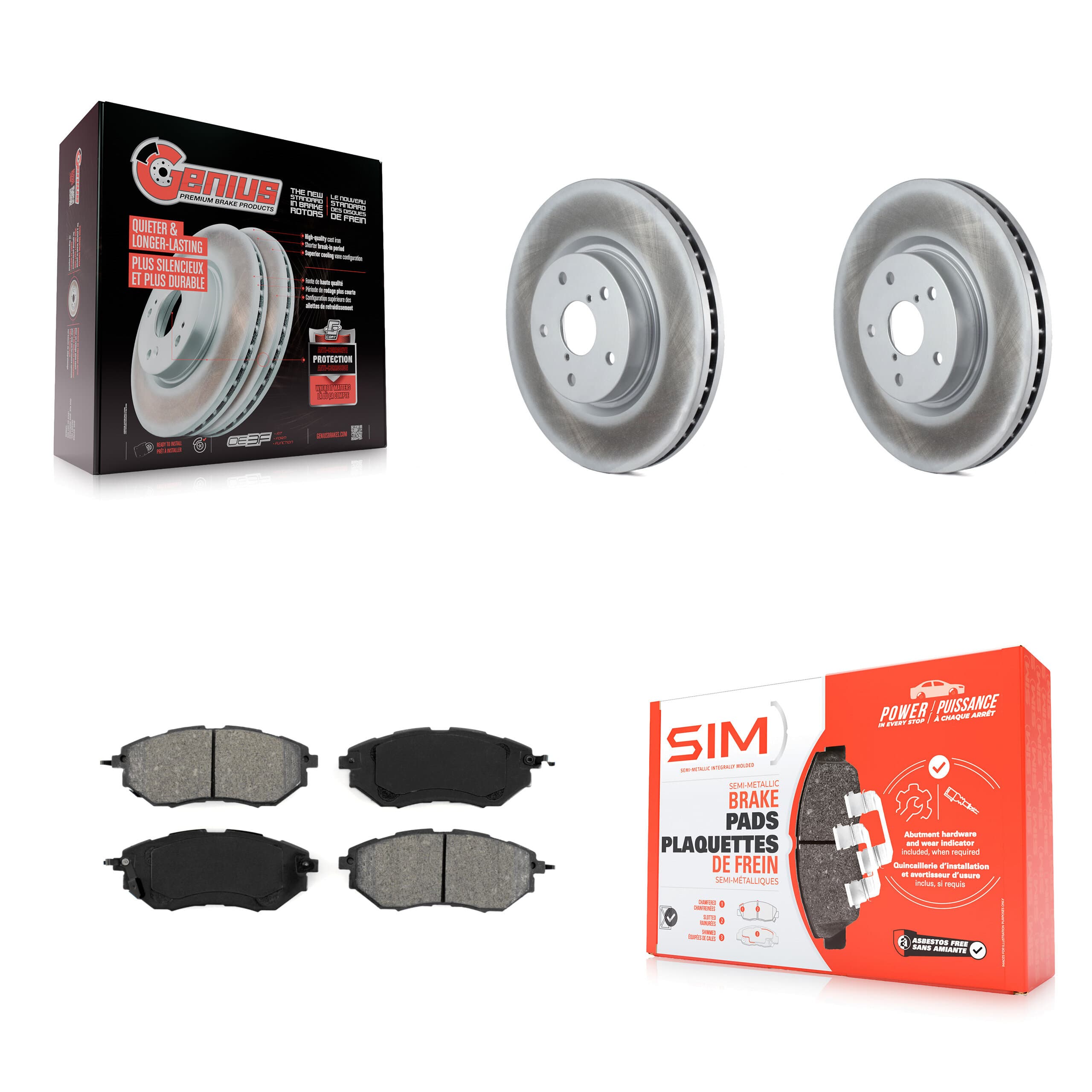 Transit Auto - KGS-100327 - Front Disc Brake Kits image 1