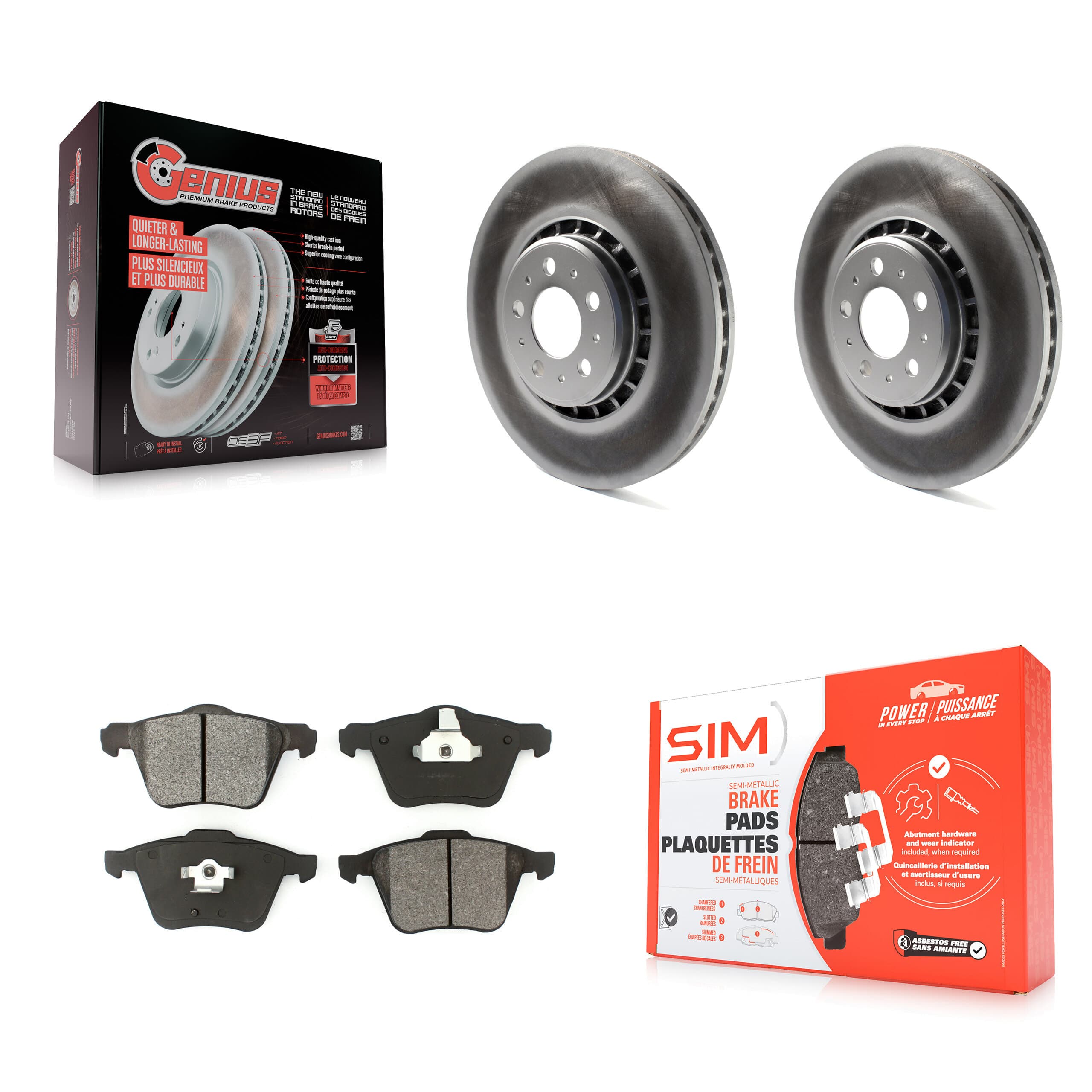 Transit Auto - KGS-100336 - Front Disc Brake Kits image 1