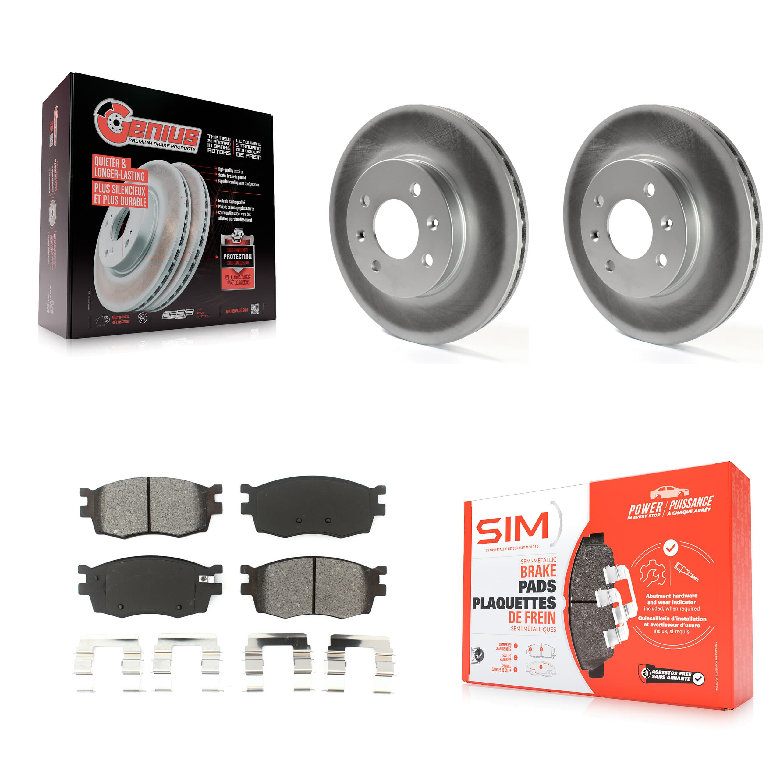 Transit Auto - KGS-100340 - Front Disc Brake Kits image 1