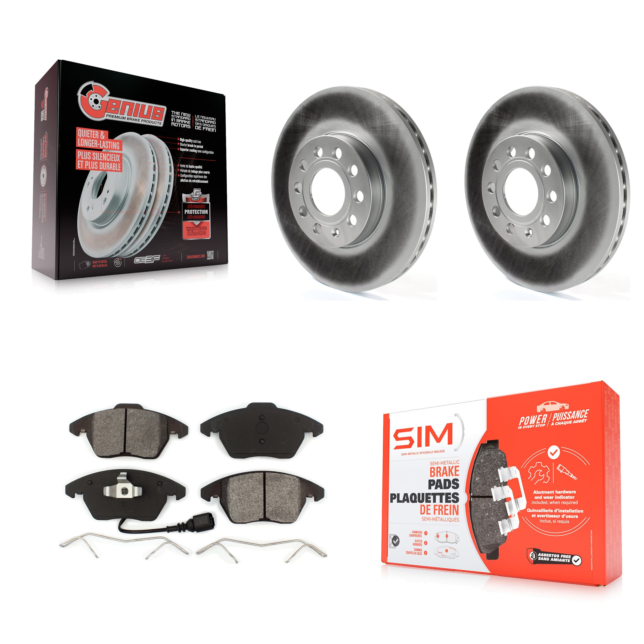 Transit Auto - KGS-100342 - Front Disc Brake Kits image 1