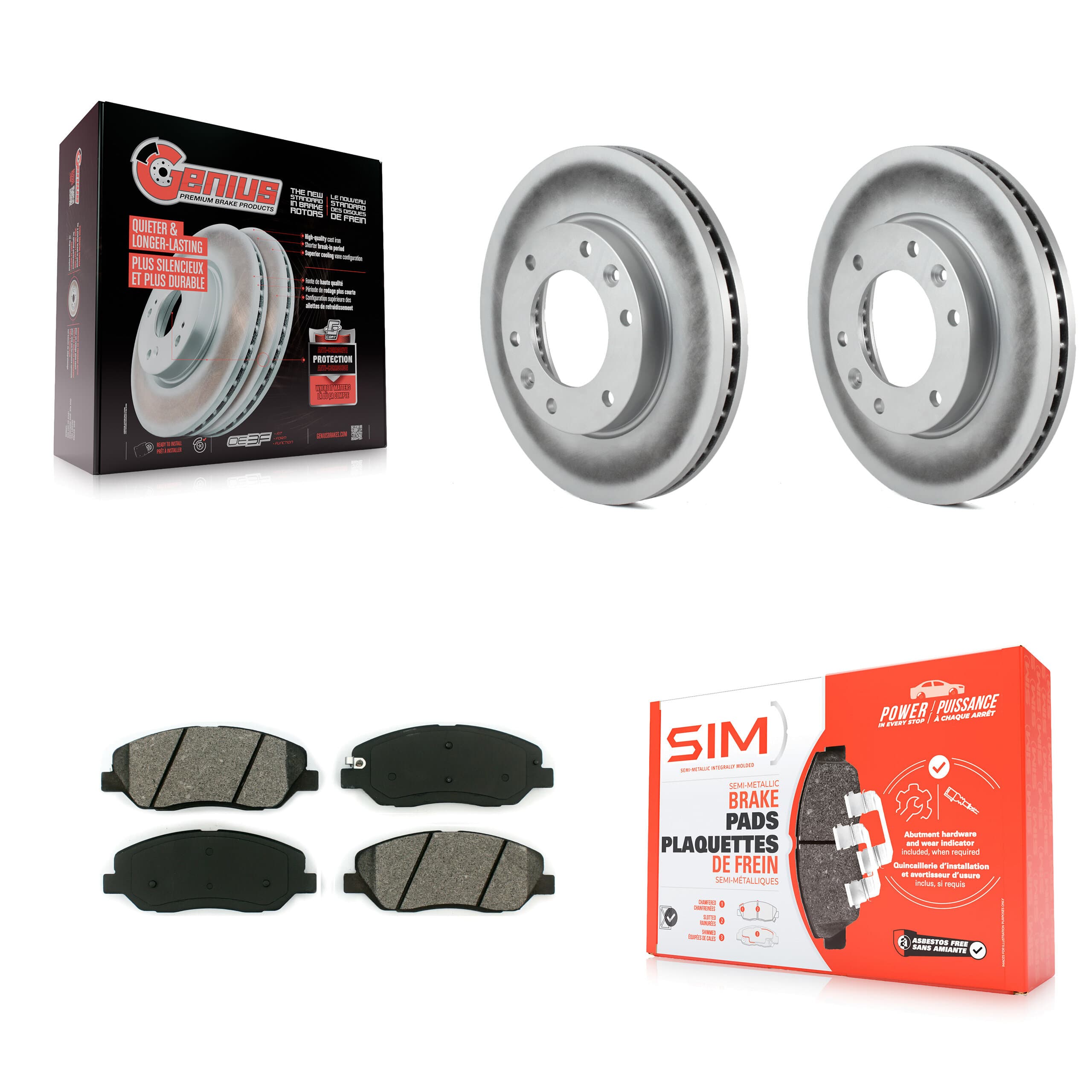Transit Auto - KGS-100355 - Front Disc Brake Kits image 1