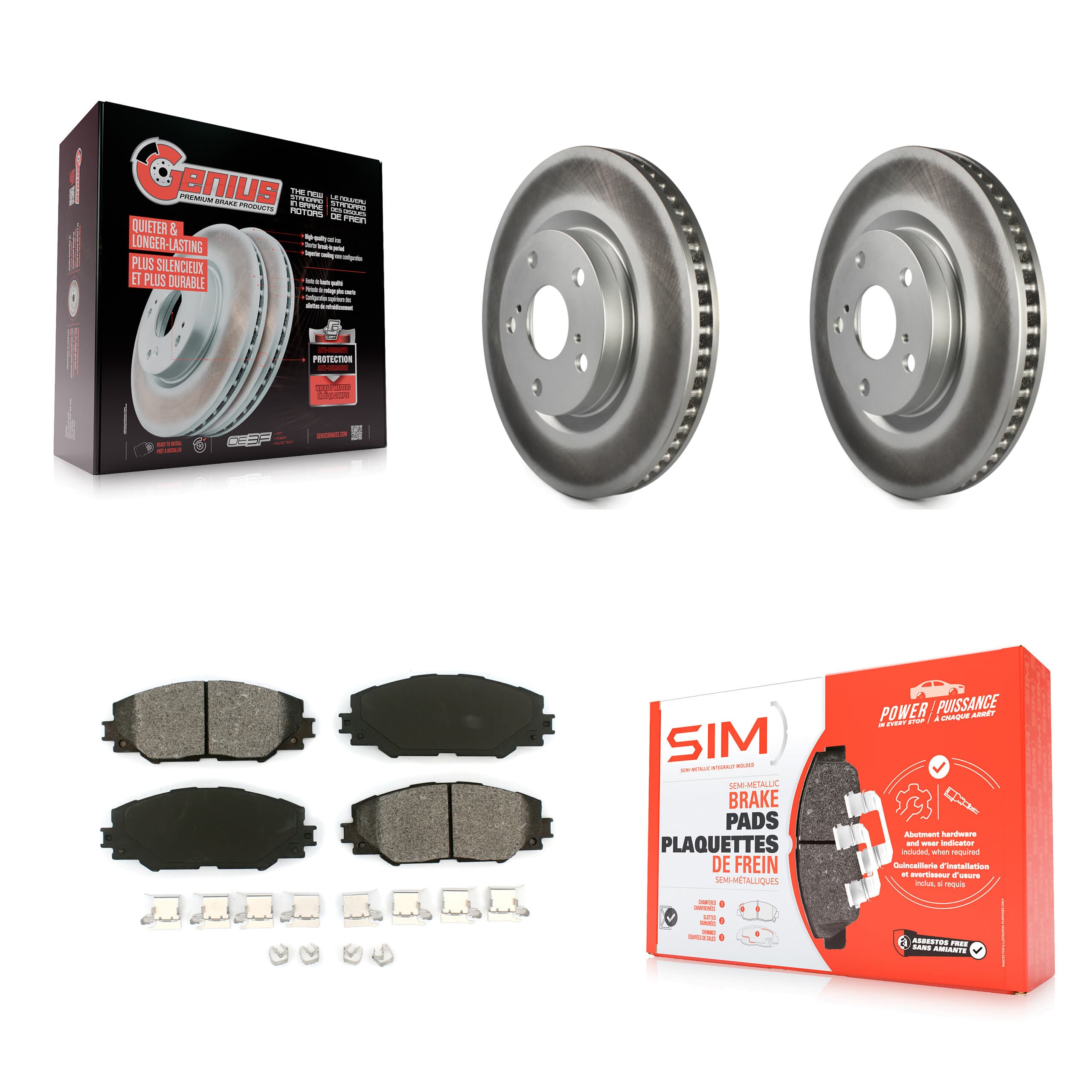 Transit Auto - KGS-100357 - Front Disc Brake Kits image 1