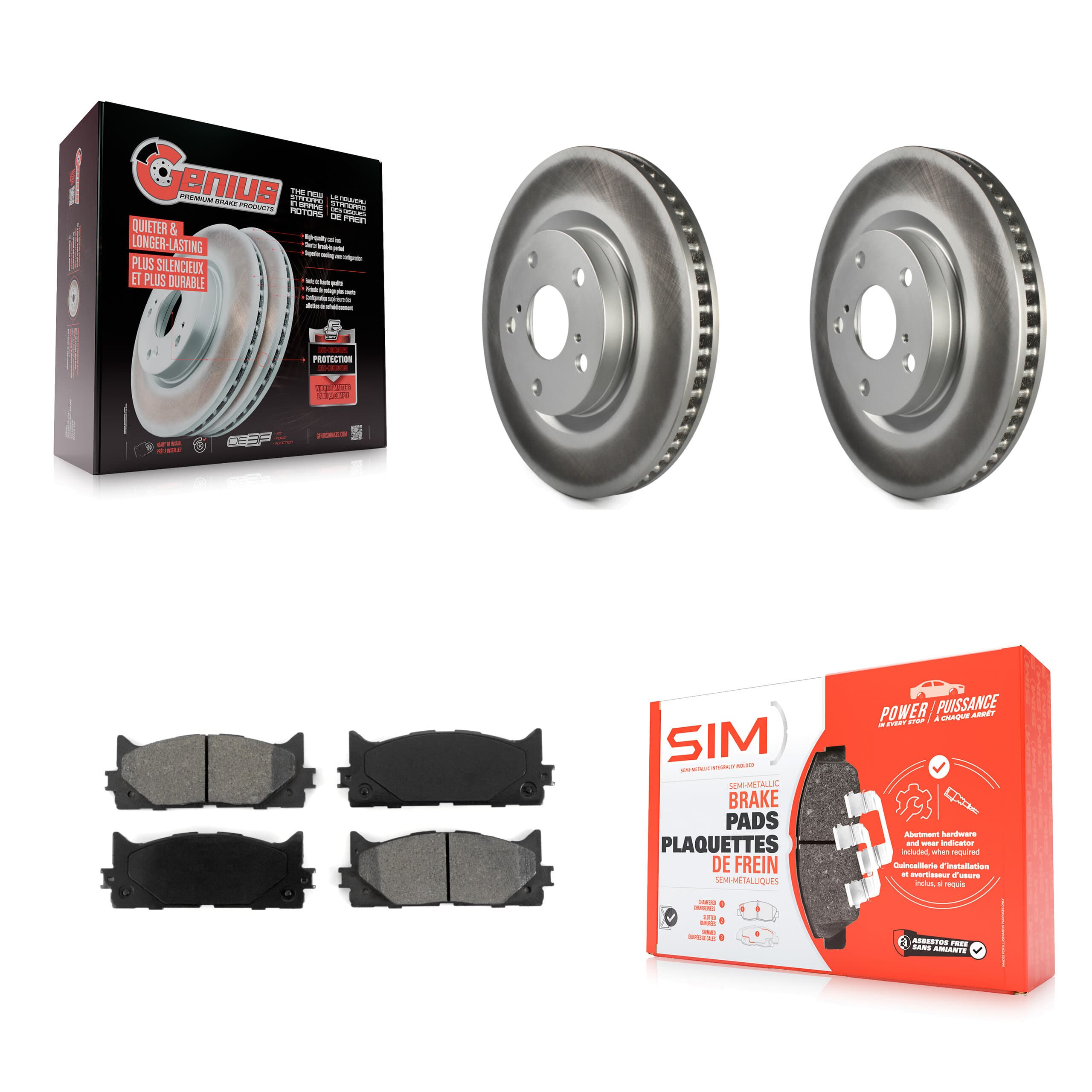 Transit Auto - KGS-100358 - Front Disc Brake Kits image 1