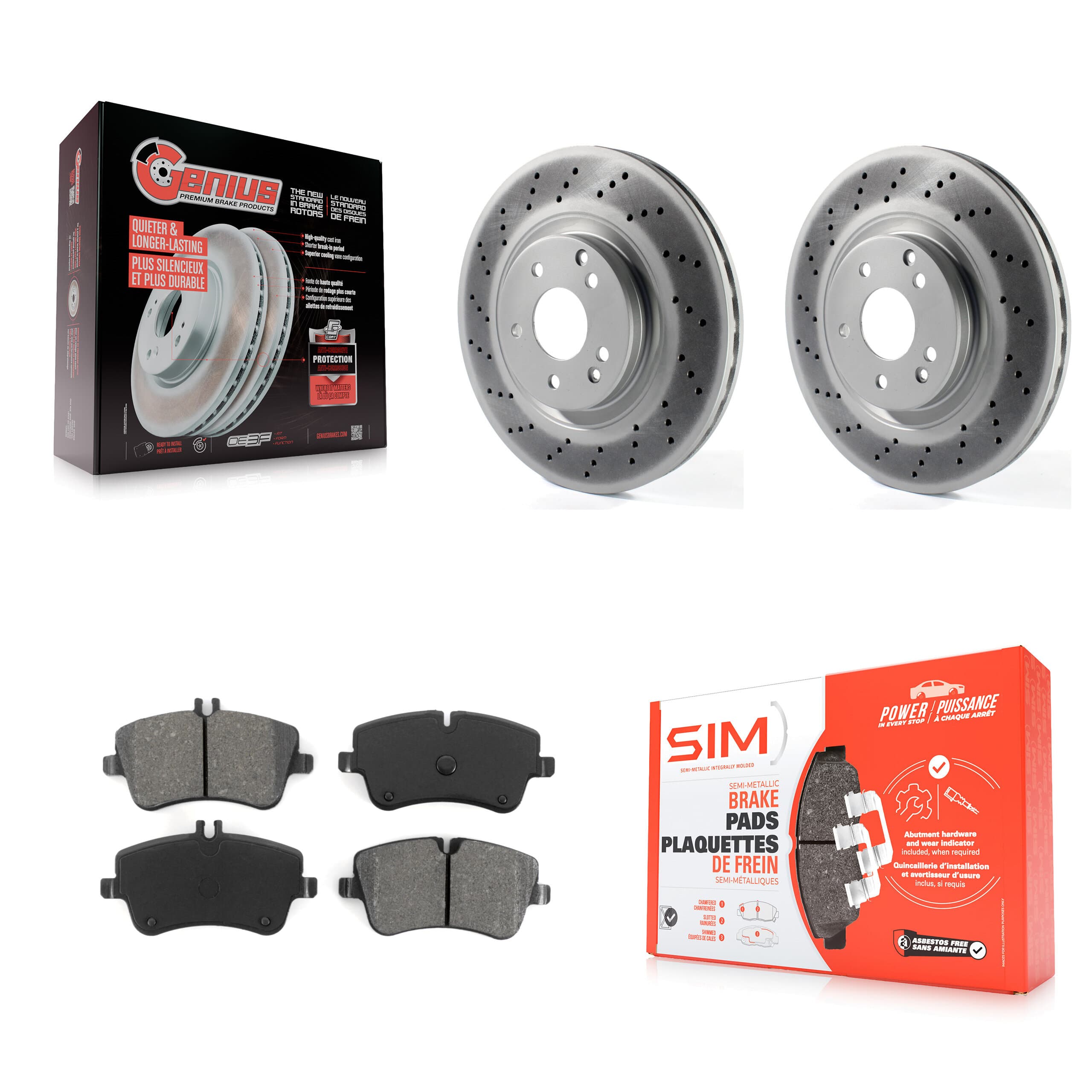 Transit Auto - KGS-100370 - Front Disc Brake Kits image 1