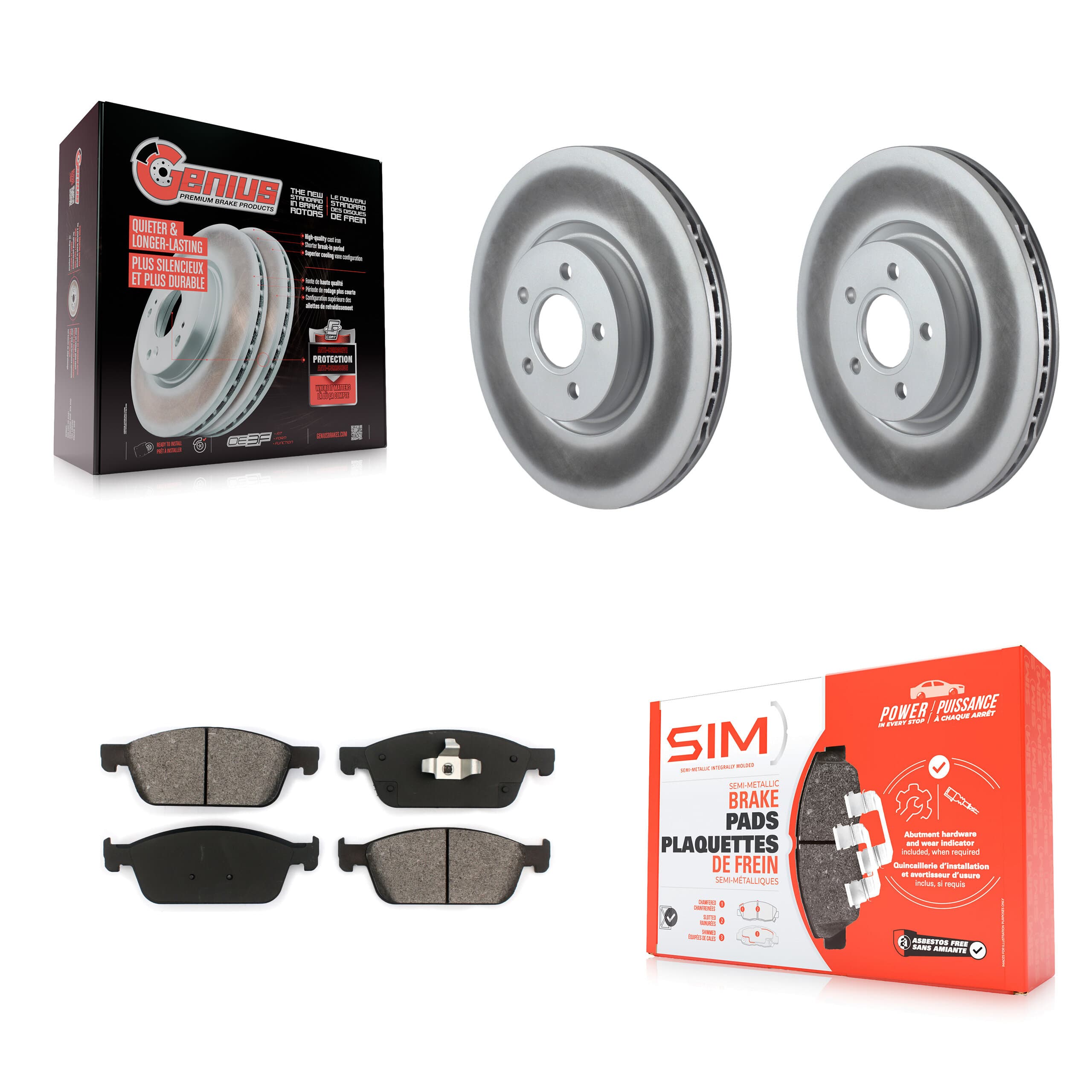Transit Auto - KGS-100376 - Front Disc Brake Kits image 1