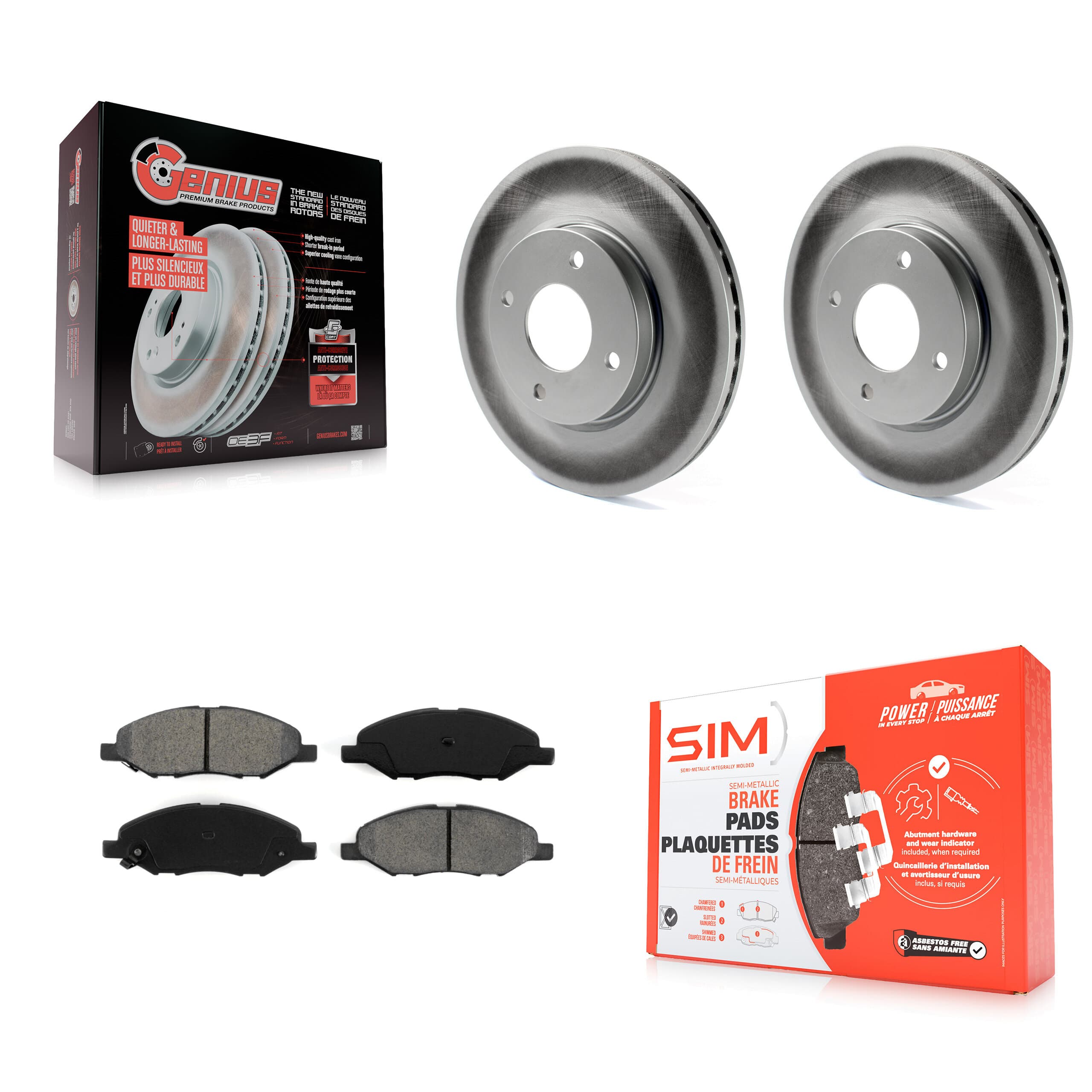 Transit Auto - KGS-100378 - Front Disc Brake Kits image 1