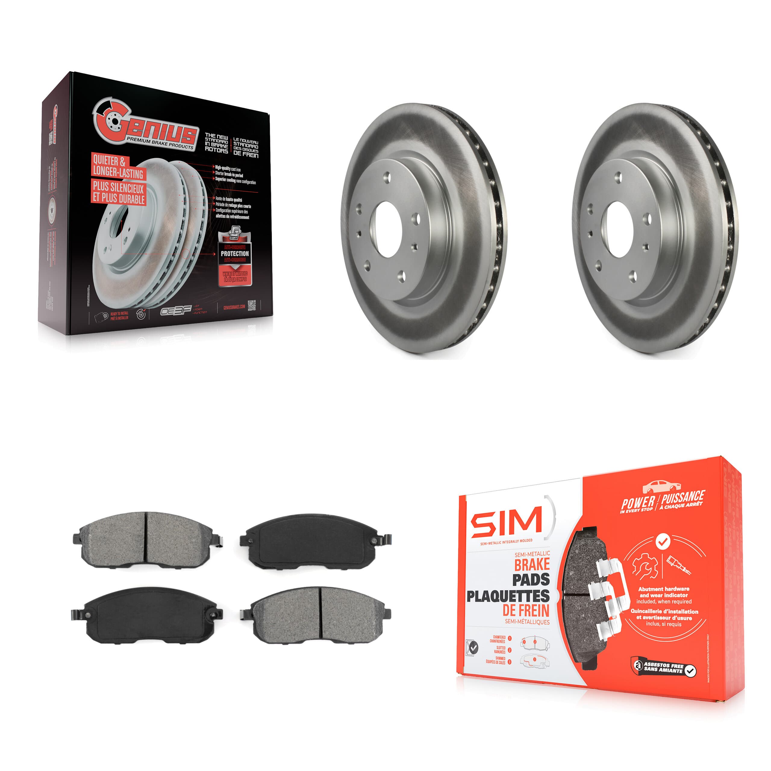 Transit Auto - KGS-100394 - Front Disc Brake Kits image 1