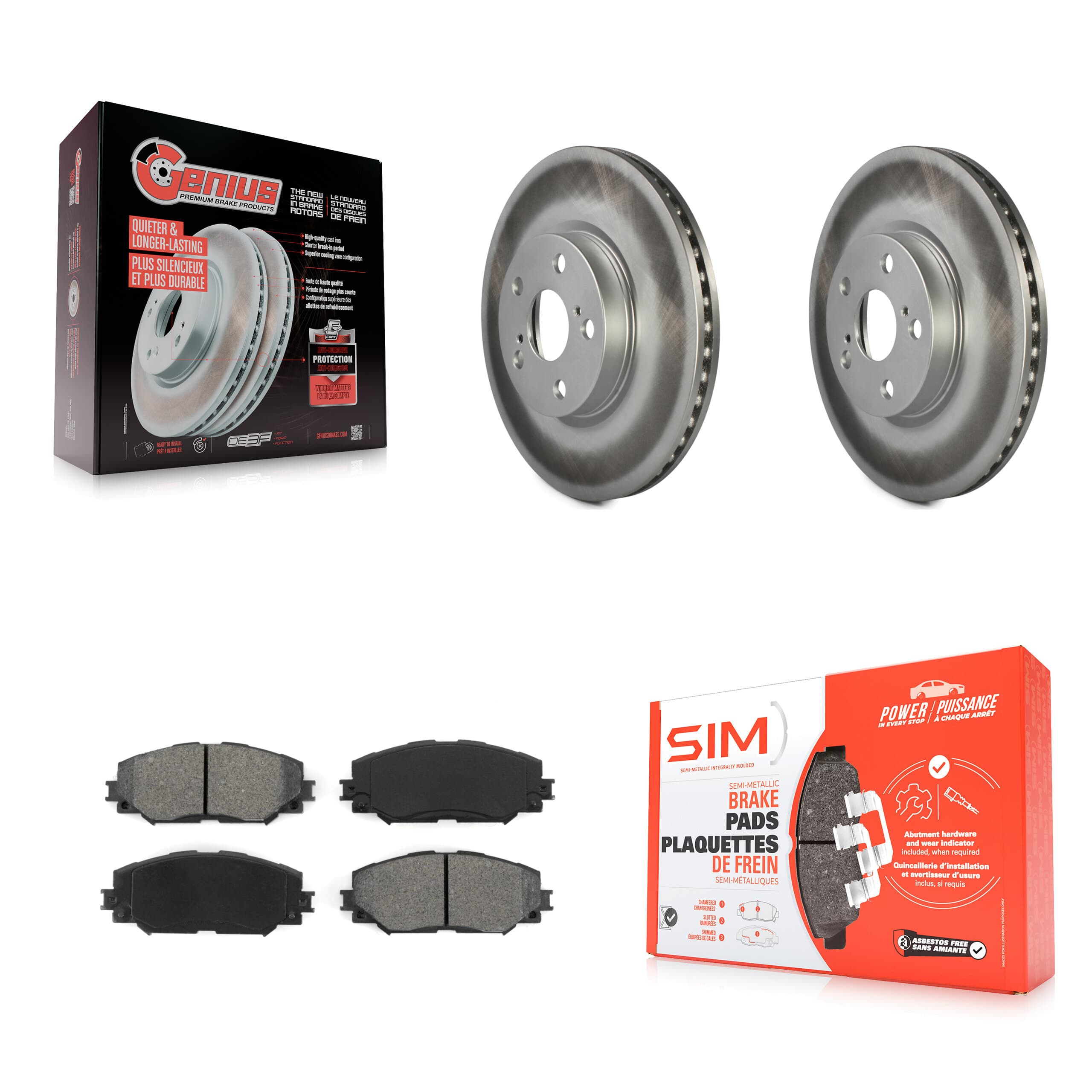 Transit Auto - KGS-100396 - Front Disc Brake Kits image 1