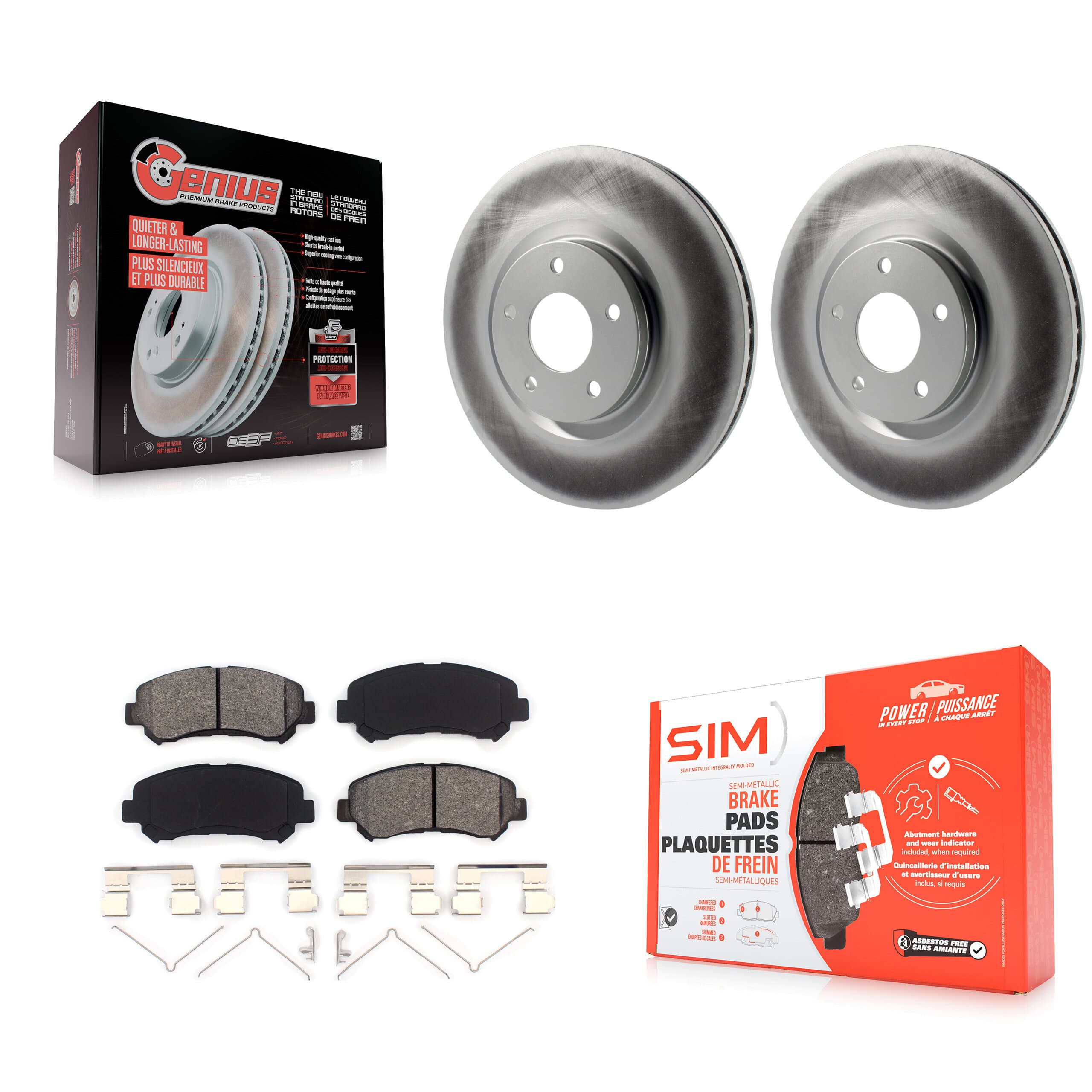 Transit Auto - KGS-100402 - Front Disc Brake Kits image 1