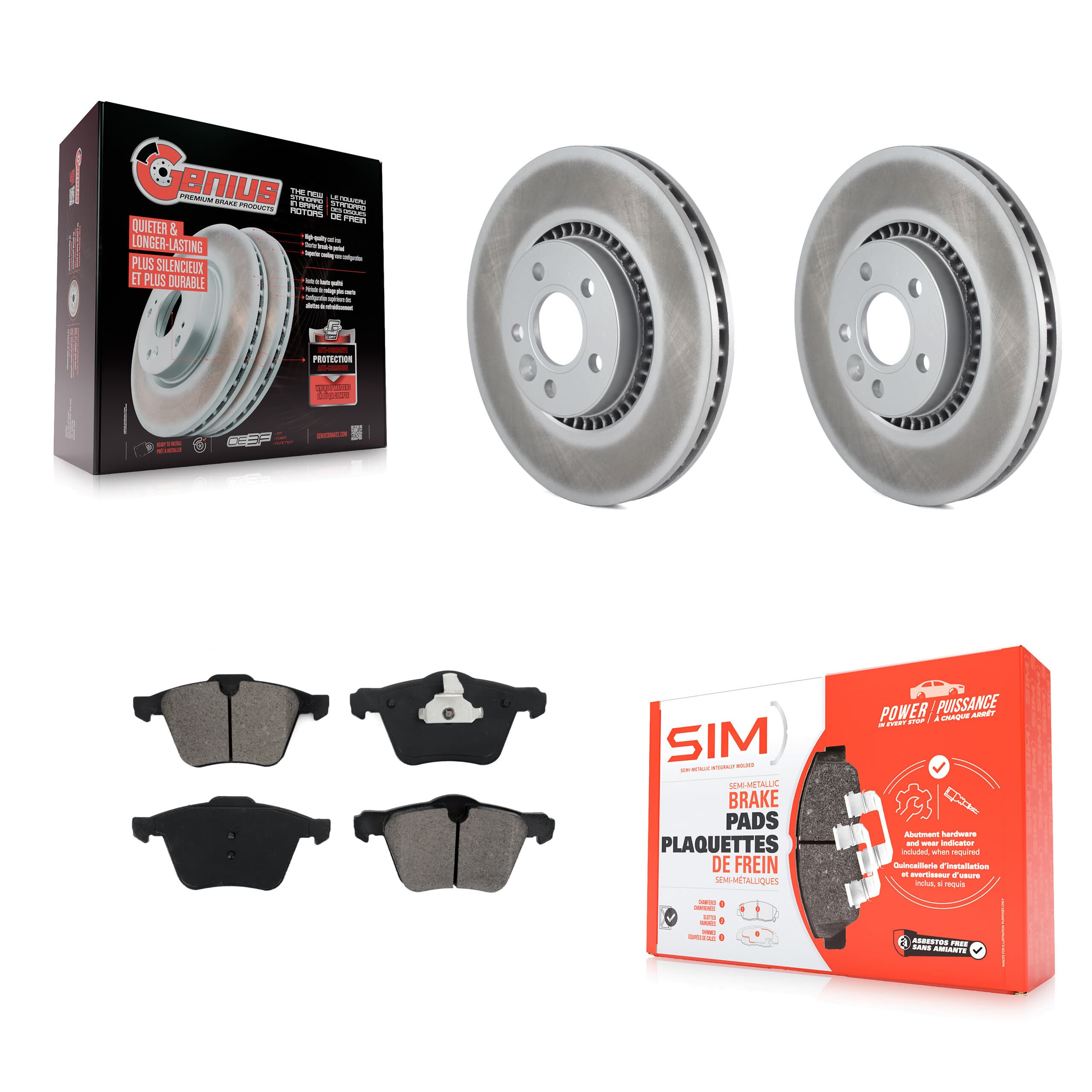 Transit Auto - KGS-100403 - Front Disc Brake Kits image 1