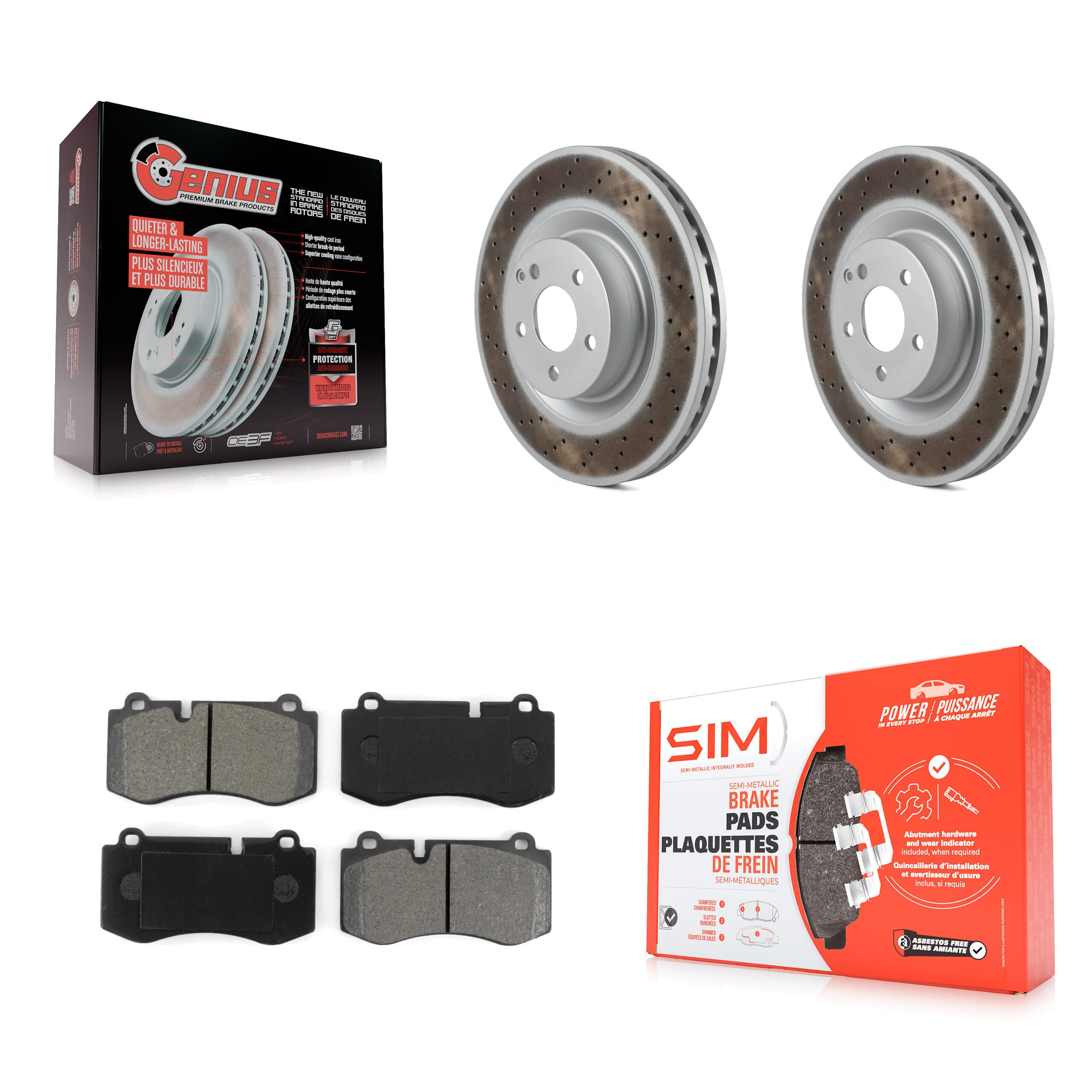 Transit Auto - KGS-100425 - Front Disc Brake Kits image 1