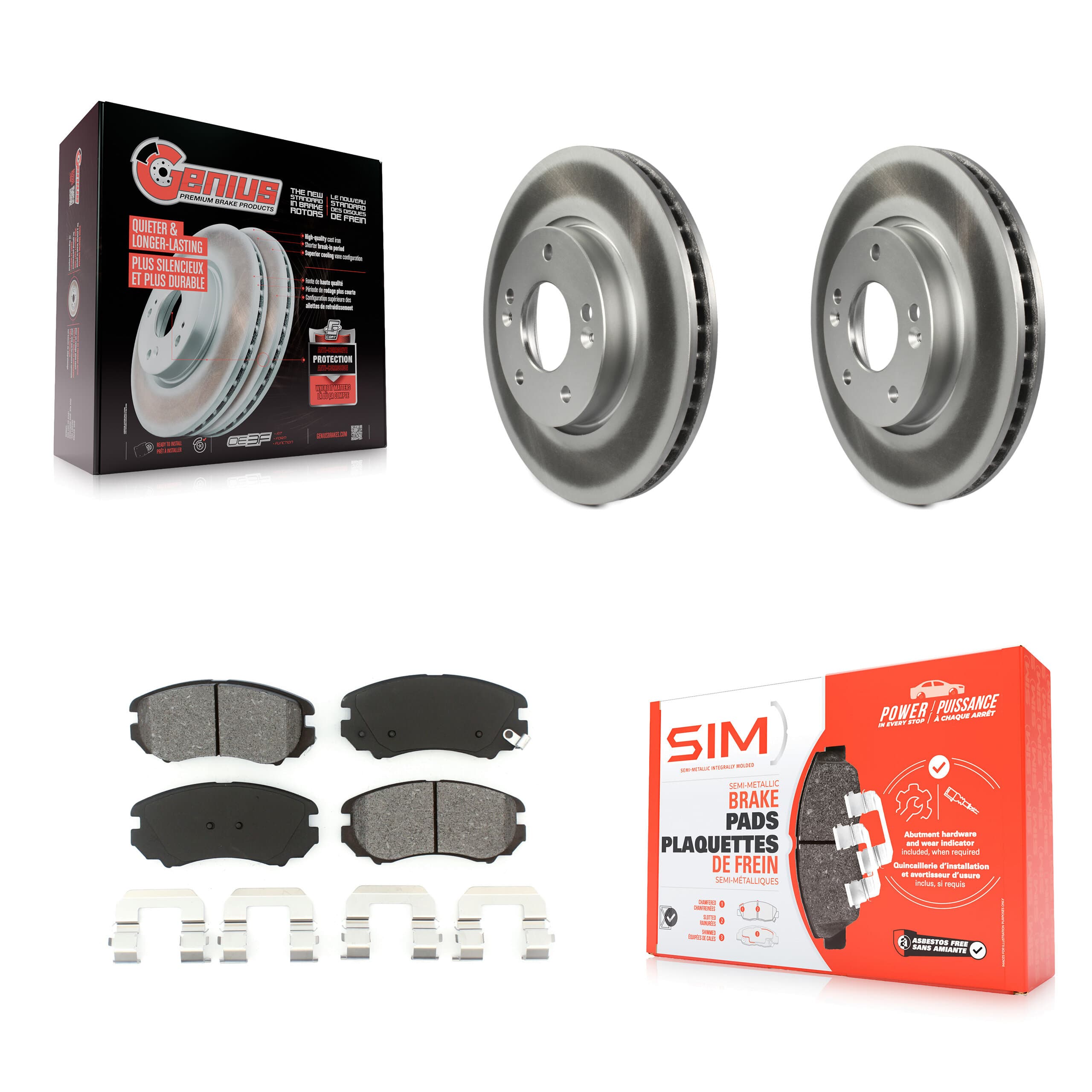 Transit Auto - KGS-100429 - Front Disc Brake Kits image 1