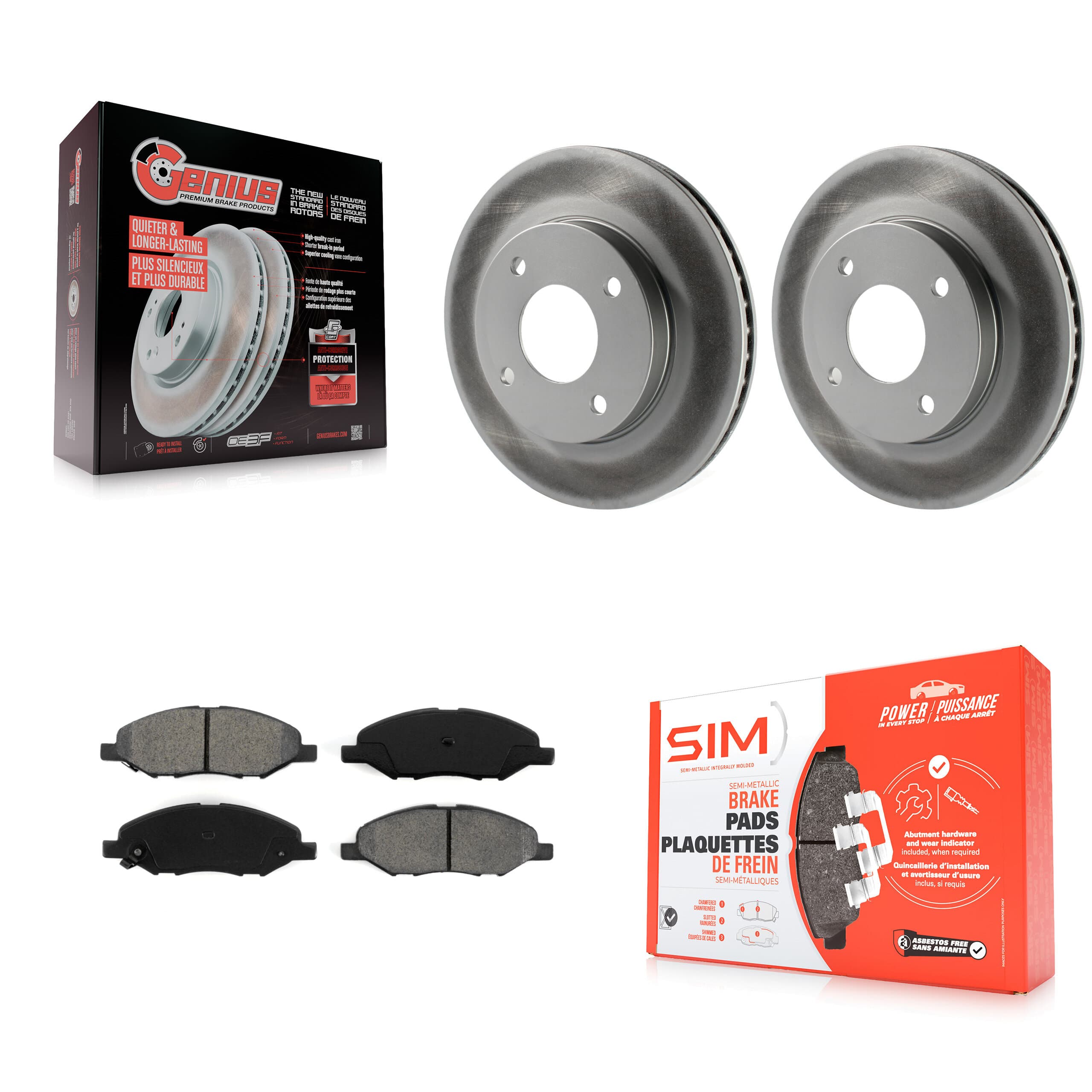 Transit Auto - KGS-100430 - Front Disc Brake Kits image 1