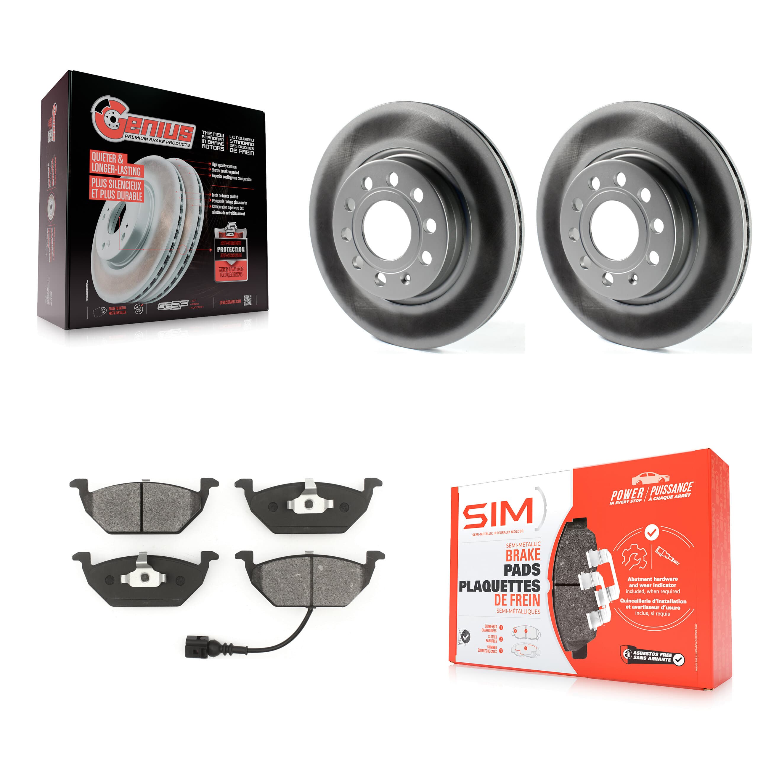 Transit Auto - KGS-100458 - Front Disc Brake Kits image 1