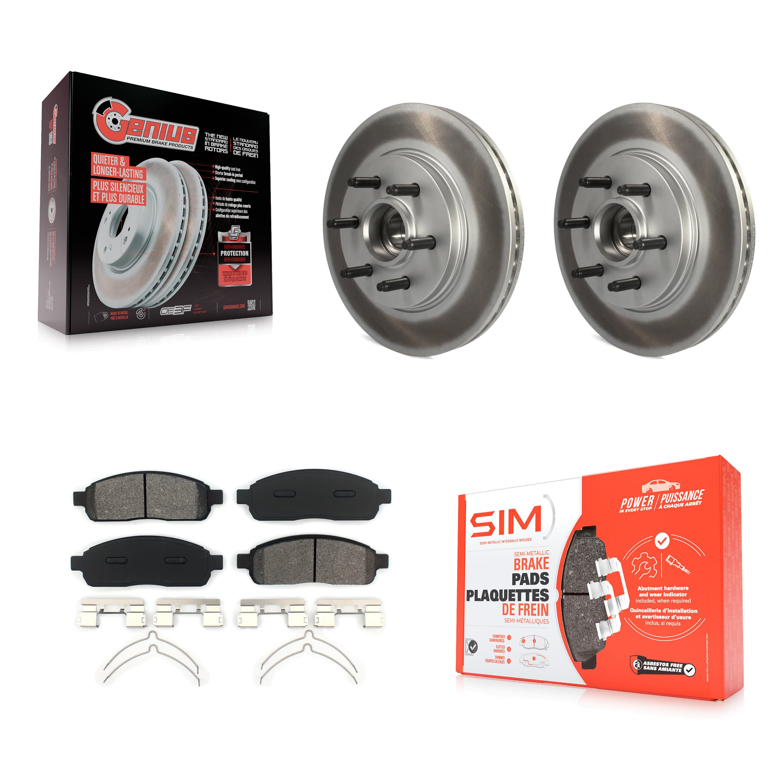 Transit Auto - KGS-100527 - Front Disc Brake Kits image 1