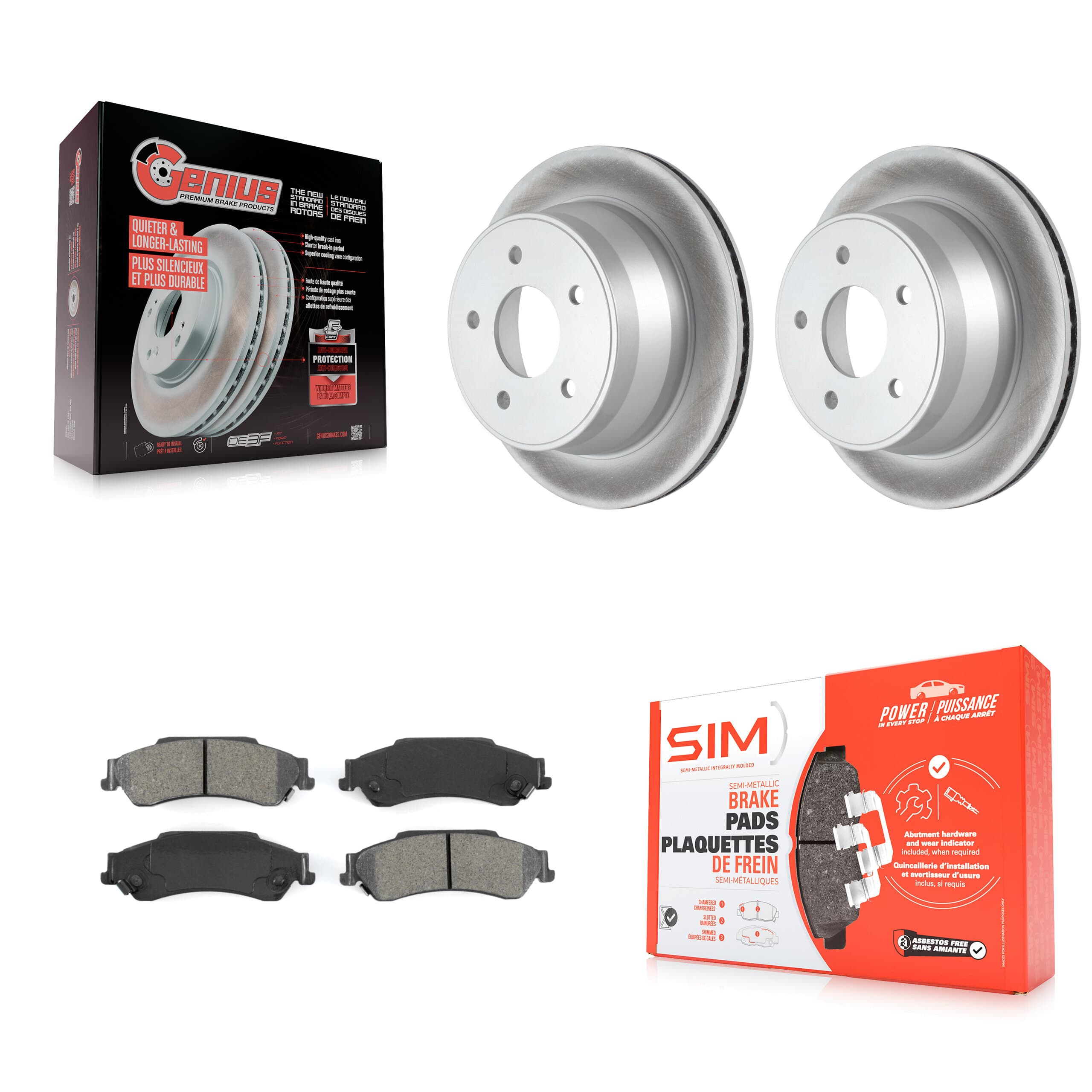 Transit Auto - KGS-101122 - Rear Disc Brake Kits image 1