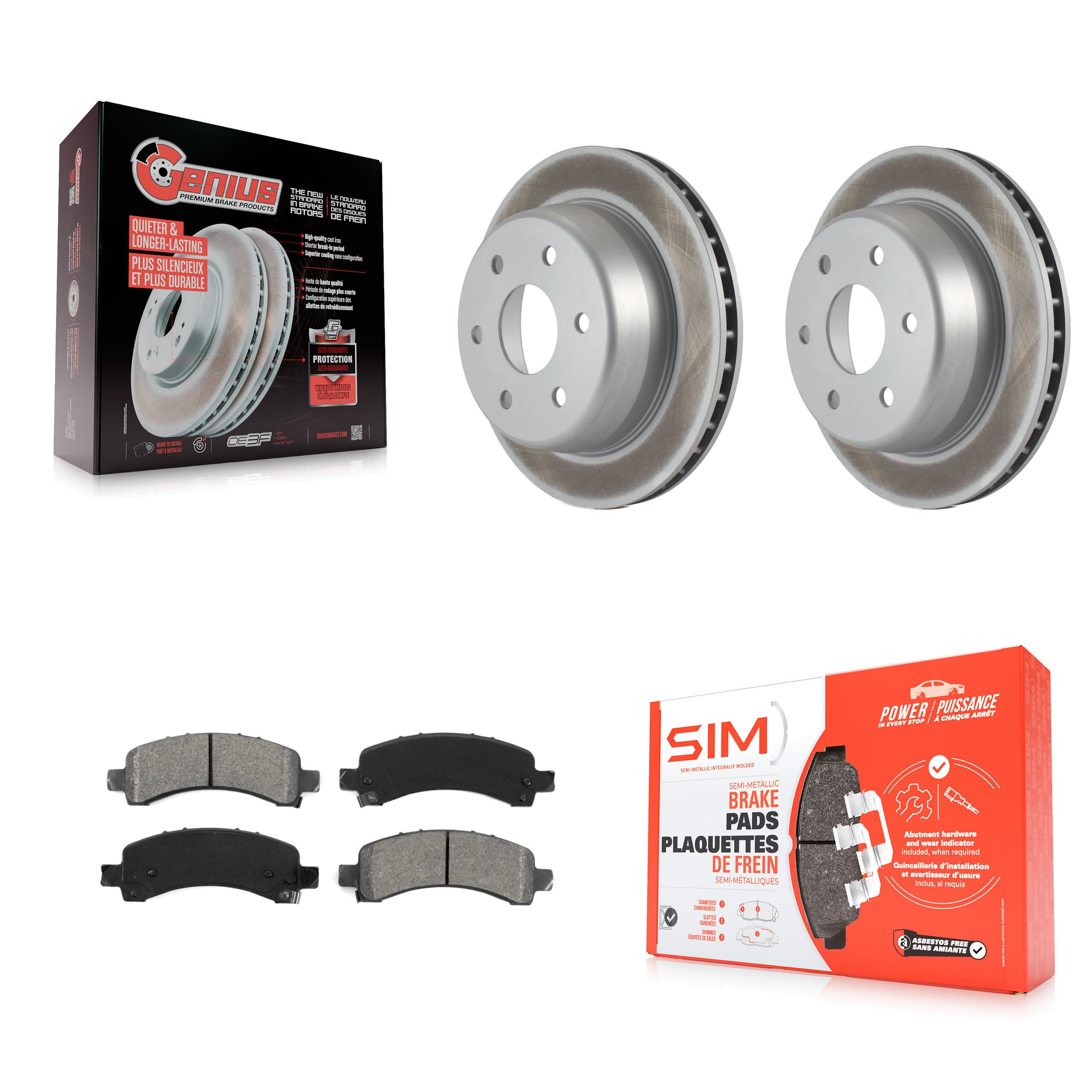 Transit Auto - KGS-101134 - Rear Disc Brake Kits image 1