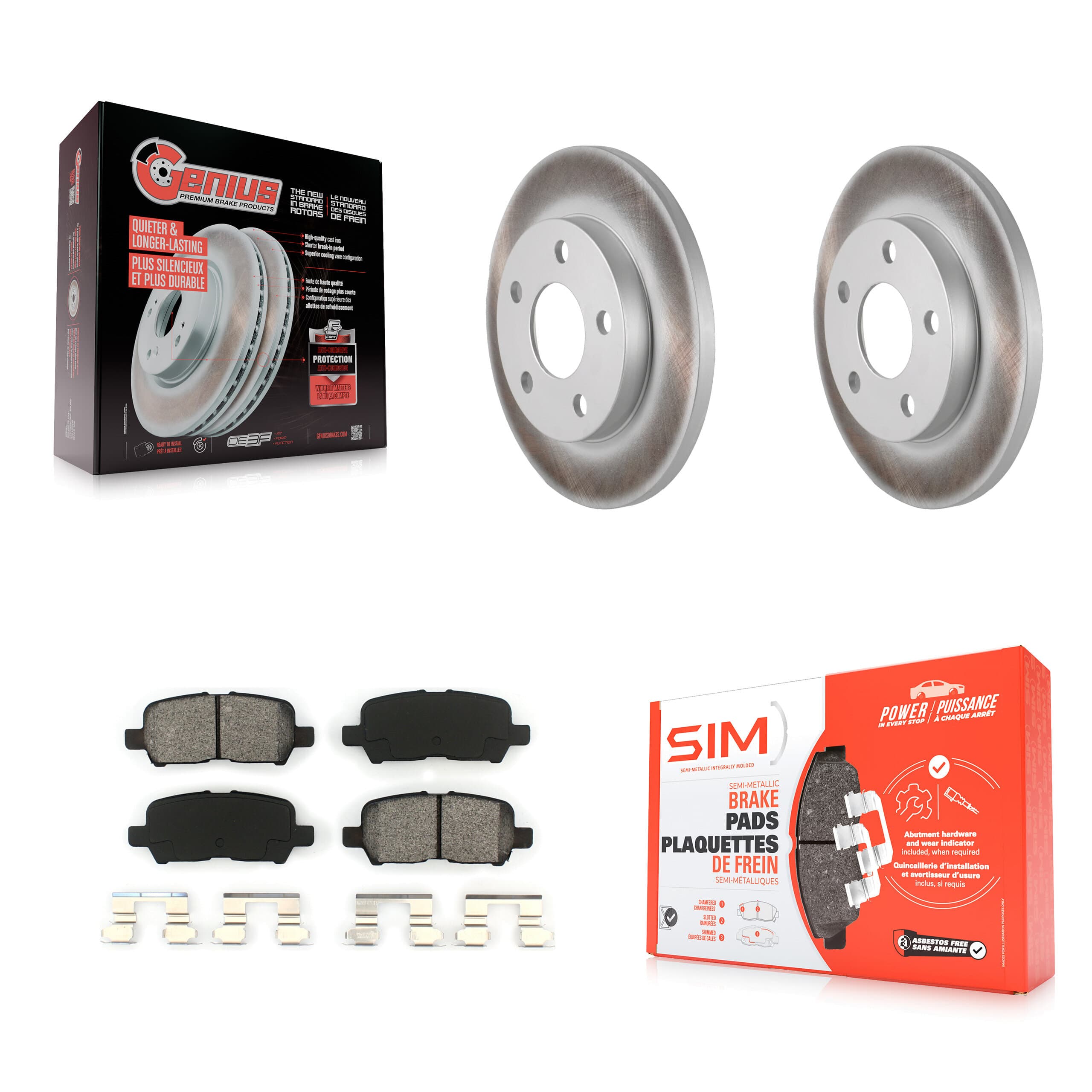 Transit Auto - KGS-101143 - Rear Disc Brake Kits image 1