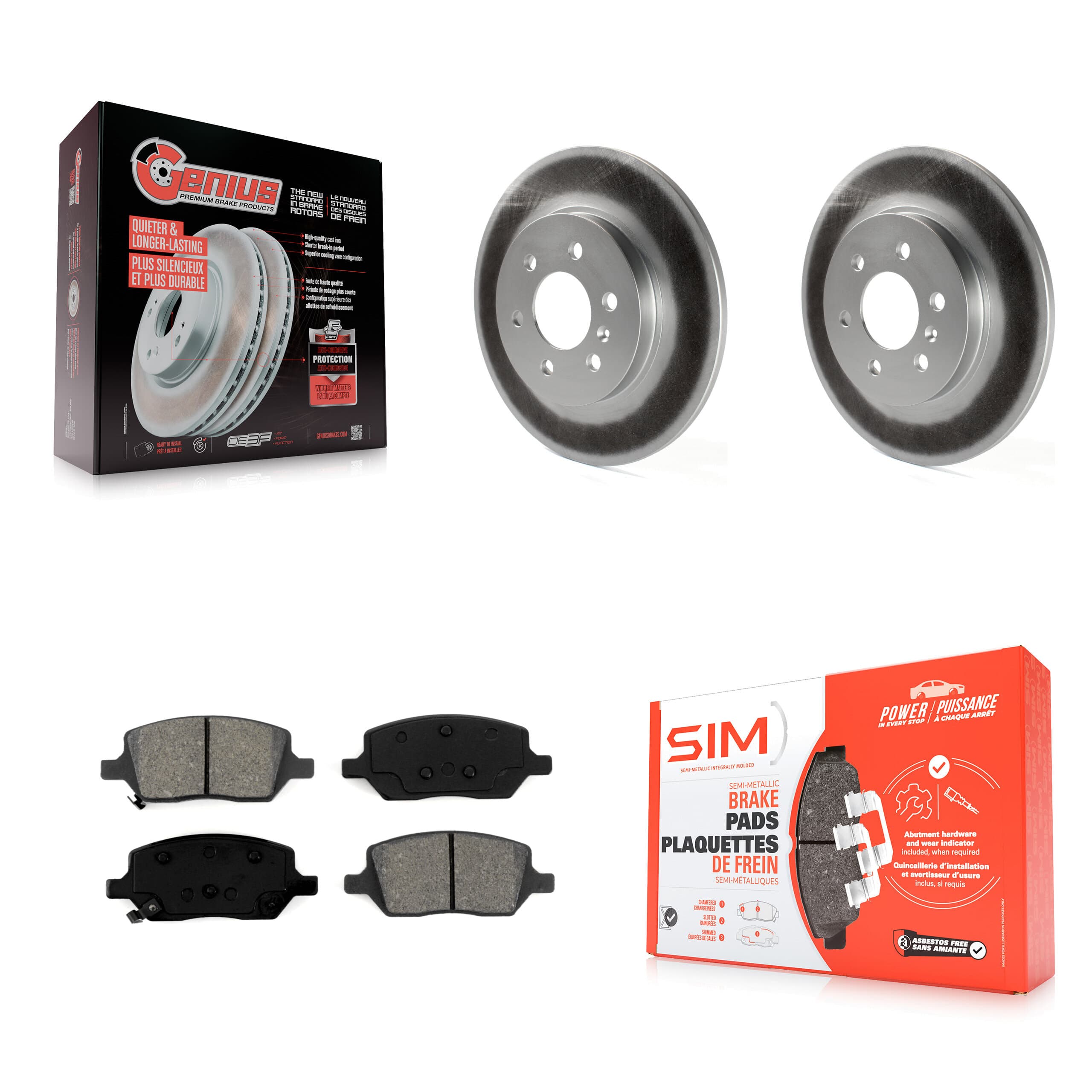 Transit Auto - KGS-101148 - Rear Disc Brake Kits image 1