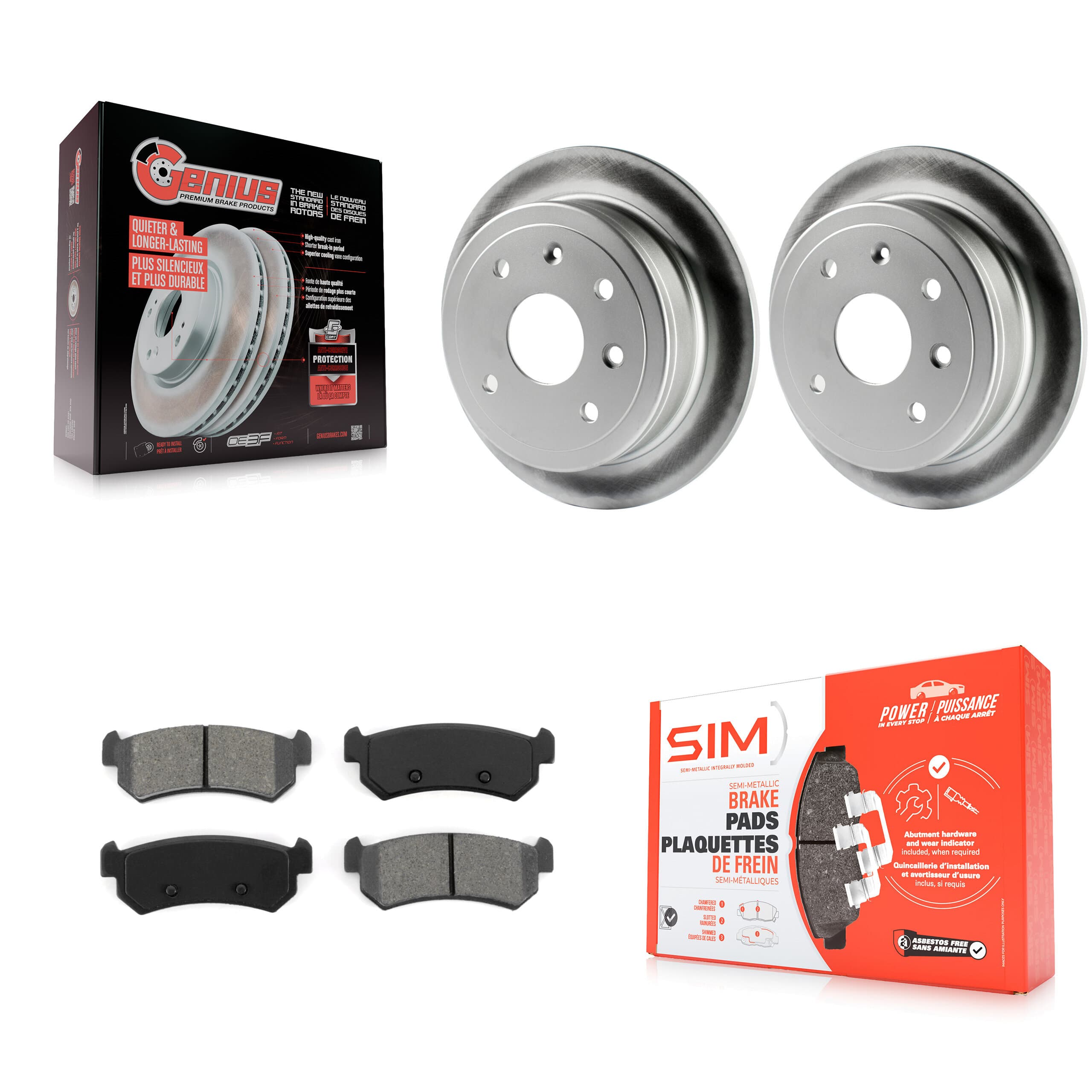 Transit Auto - KGS-101151 - Rear Disc Brake Kits image 1